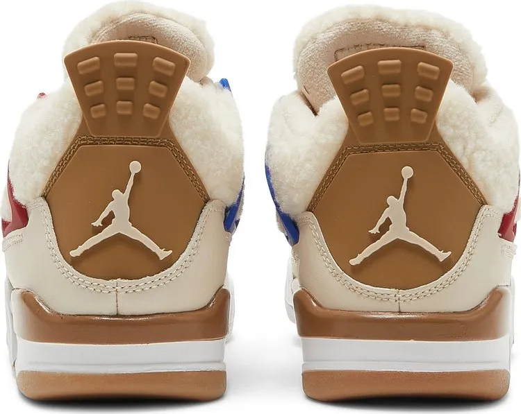 Air Jordan 4 Retro GS Wild Things, cream