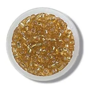 Beads: Seed: Gold: 8g in a pack