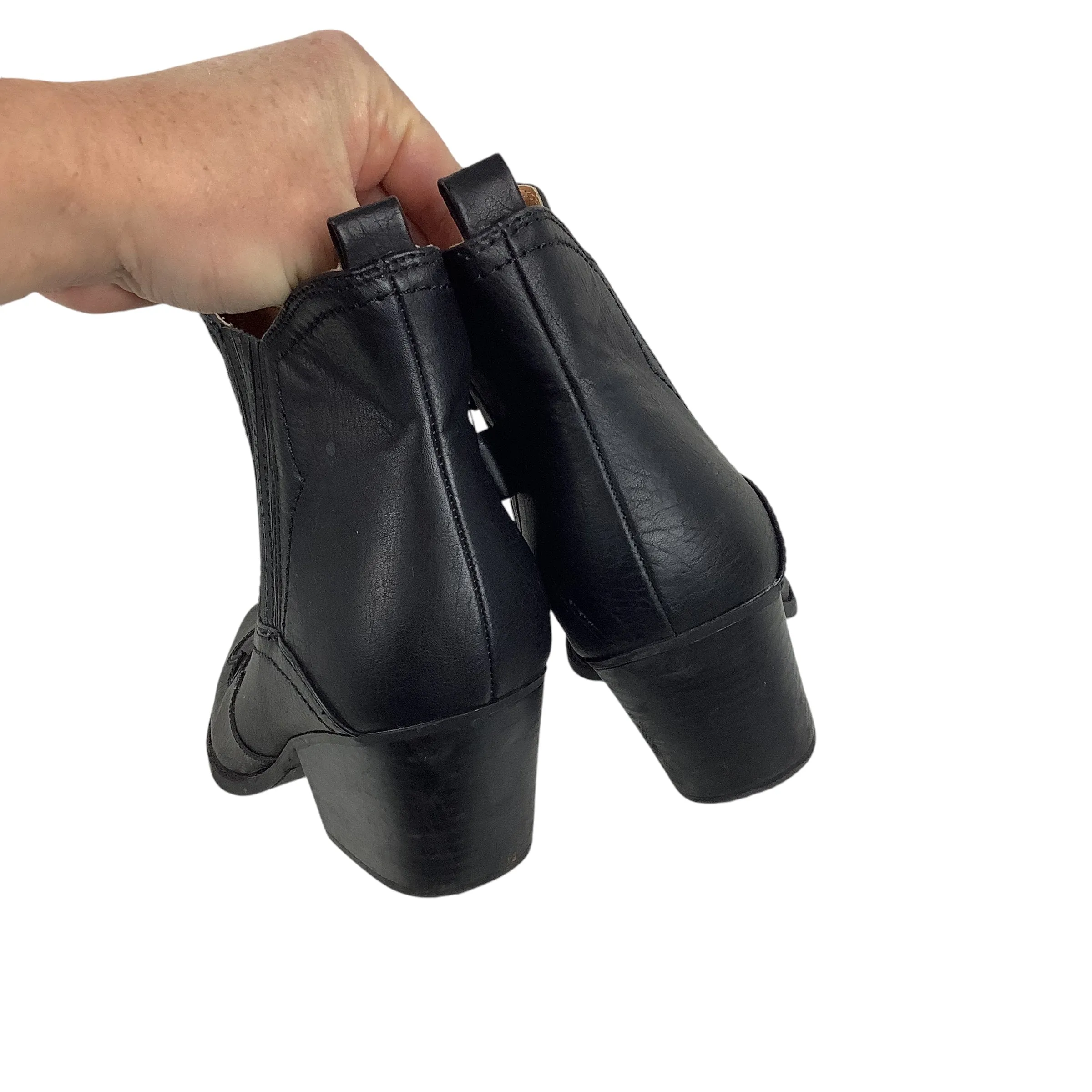 Boots Ankle Heels By Indigo Rd In Black, Size: 9