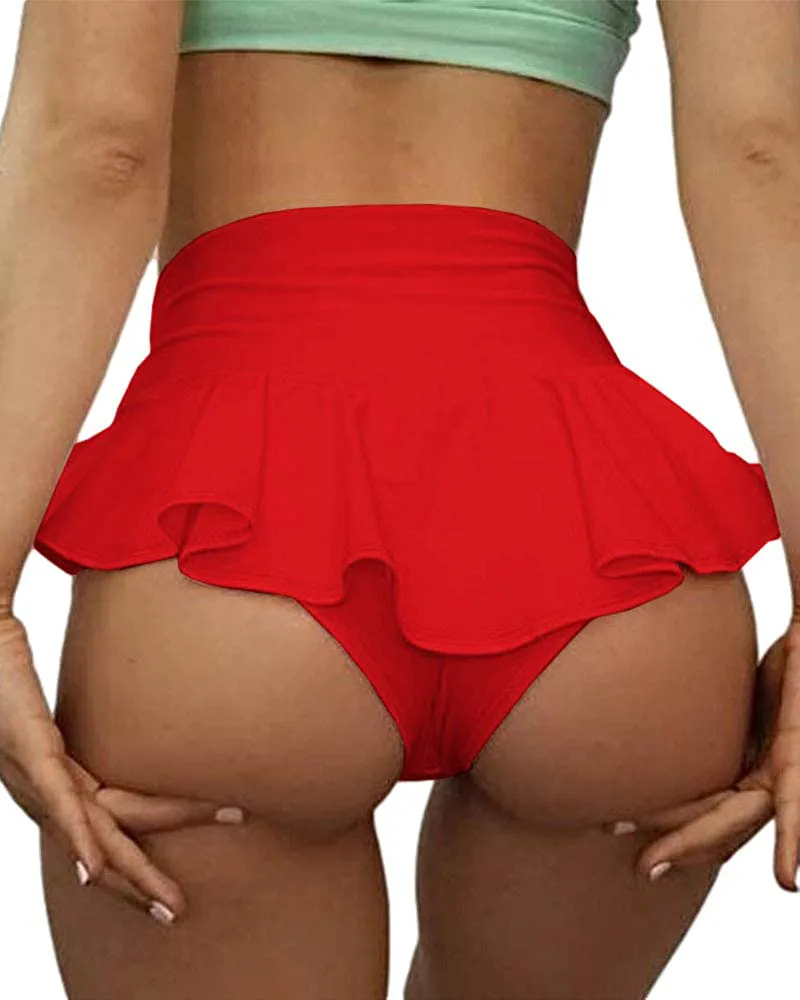 BZB Women's Cut Out Yoga Shorts Scrunch Booty Hot Pants High Waist Gym Workout Active Butt Lifting Sports Leggings