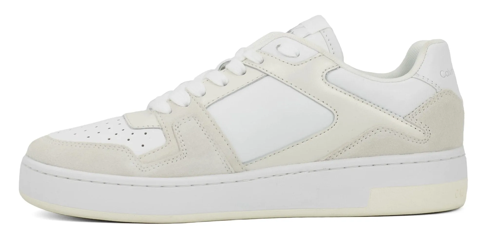 CALVIN KLEIN Basket Cupsole Laceup Mix Lth Wn Sneakers