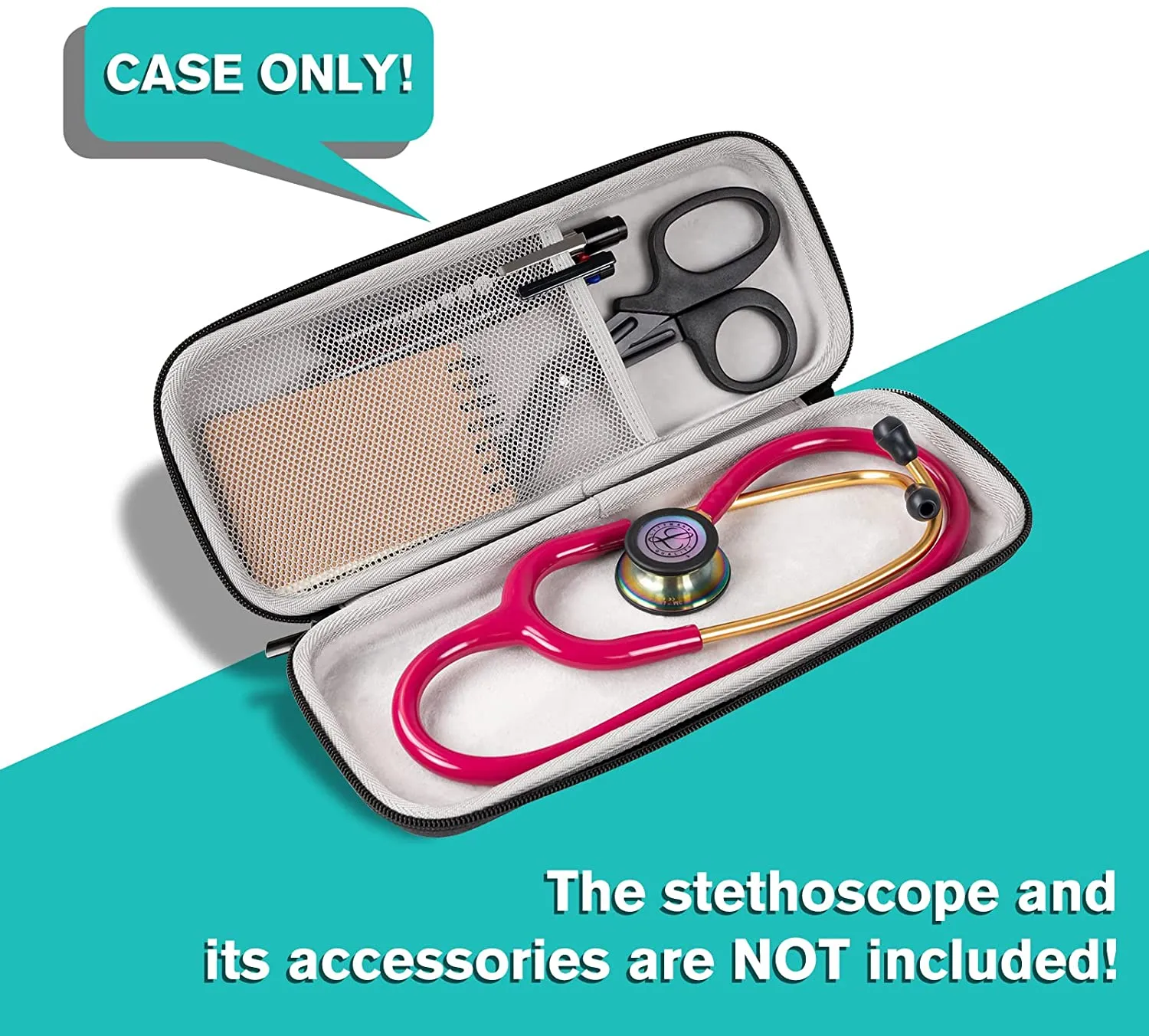 (CASE ONLY) Hard Carrying Case for Stethoscope | ProCase