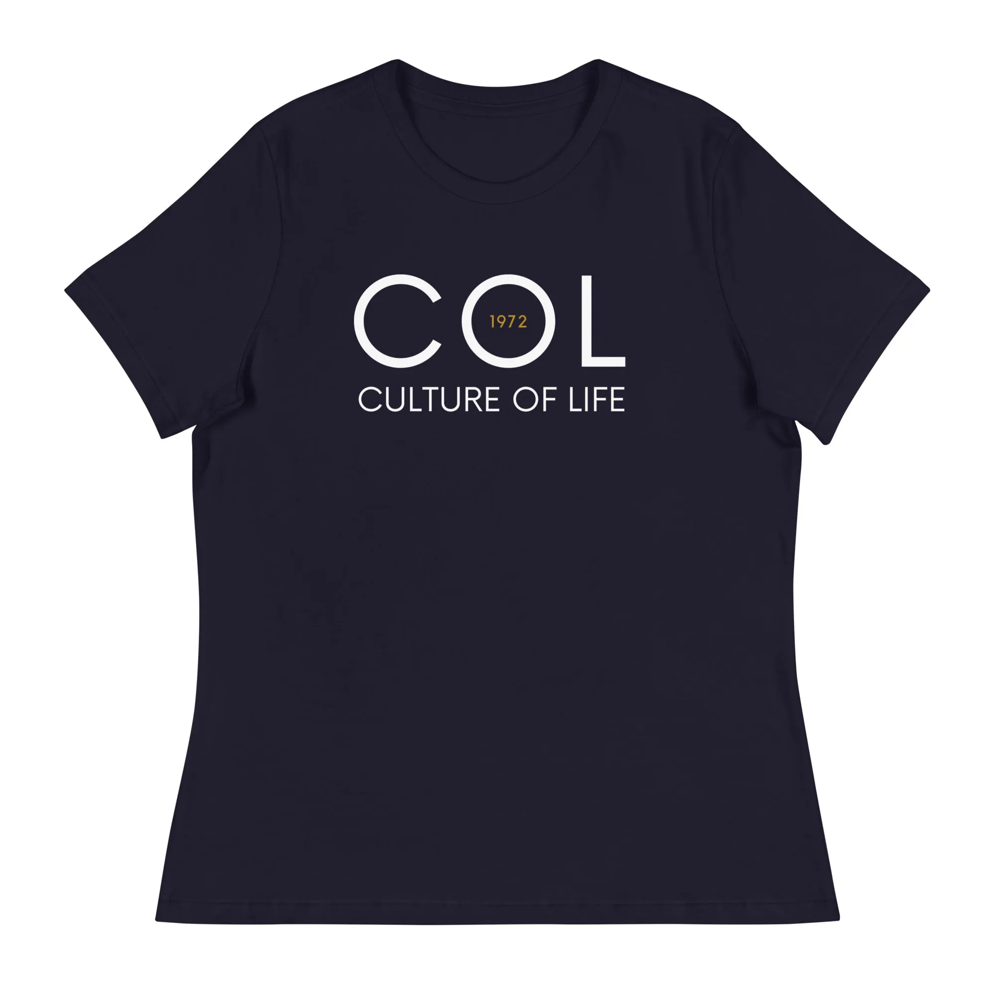 Classic COL1972 Tee: Navy or Red