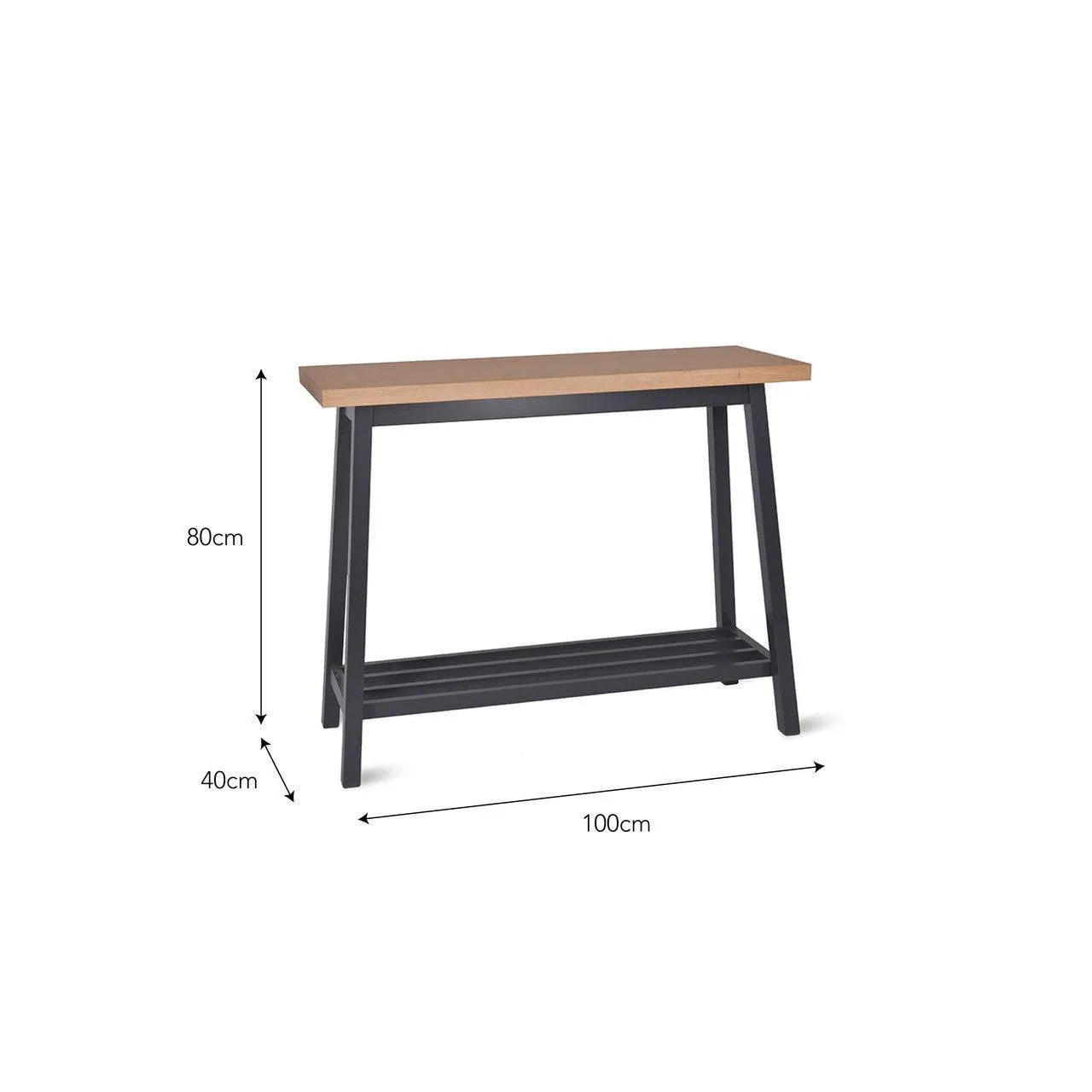 Clockhouse Hallway Bench | Black