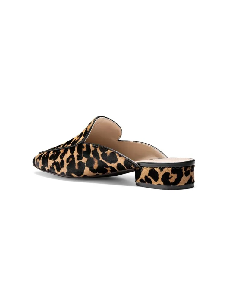 Cole Haan Calfskin Piper Mule in Leopard