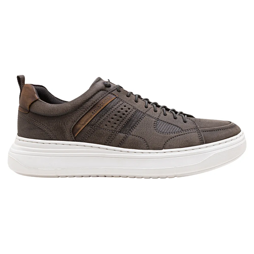Democrata Joe Smoke Leather Sneaker (Men's)