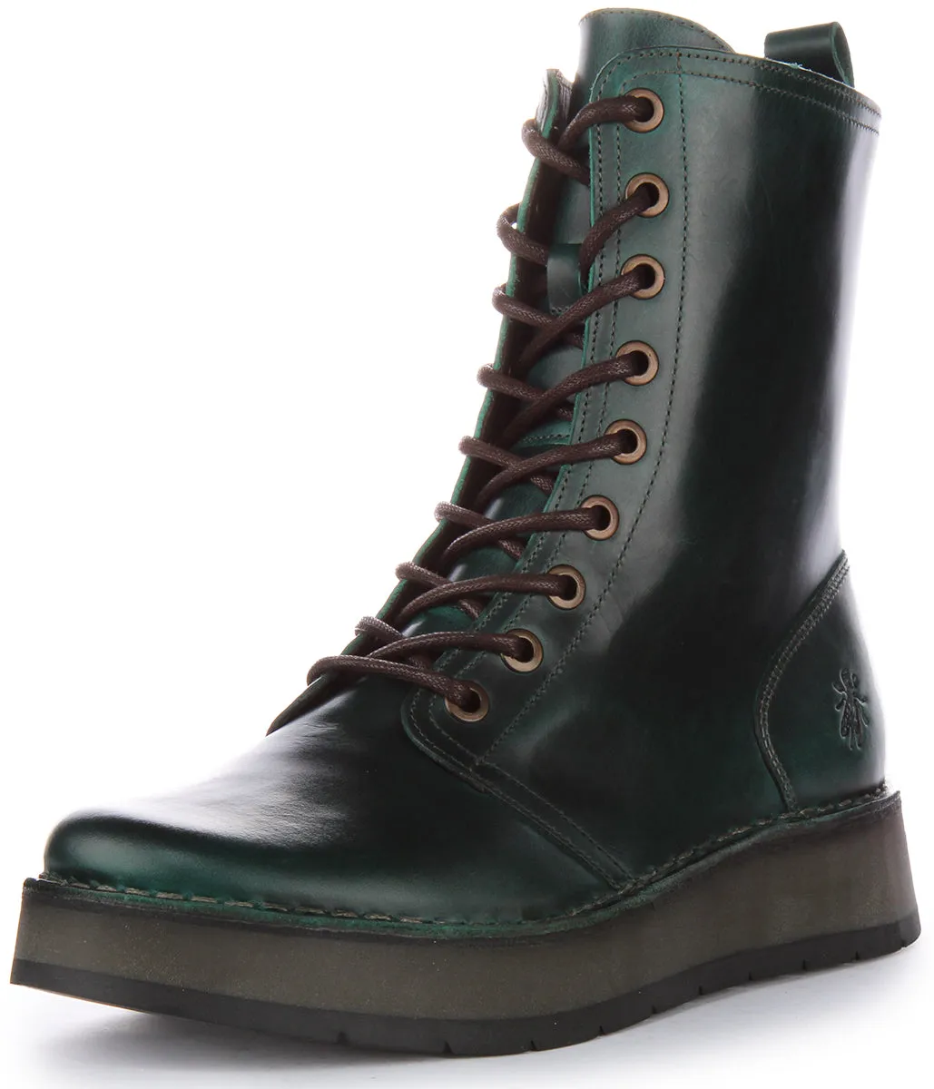 Fly London Rami043 In Green For Women