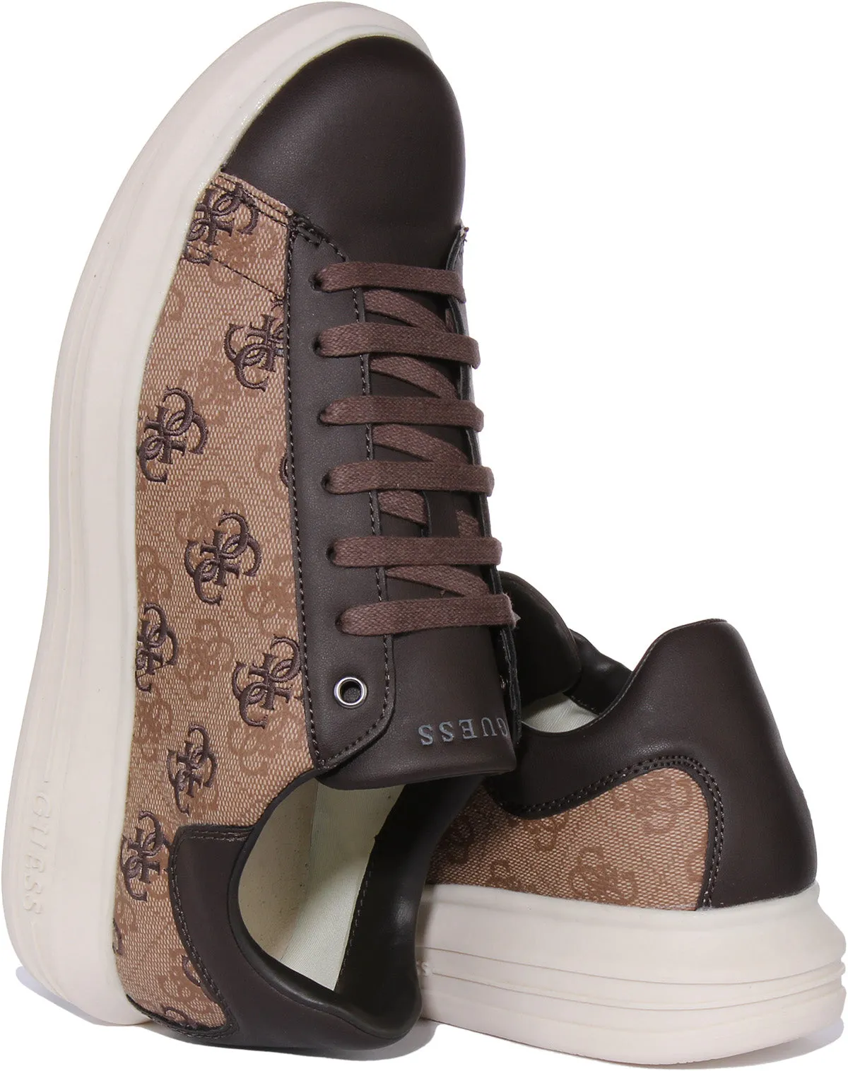 Guess Vibo In Beige Brown For Men