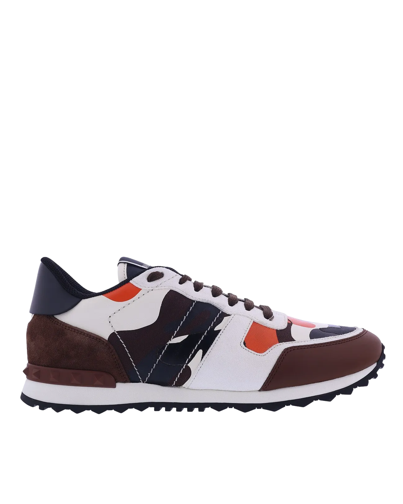 Heren RockRunner Sneaker Bruin/Wit