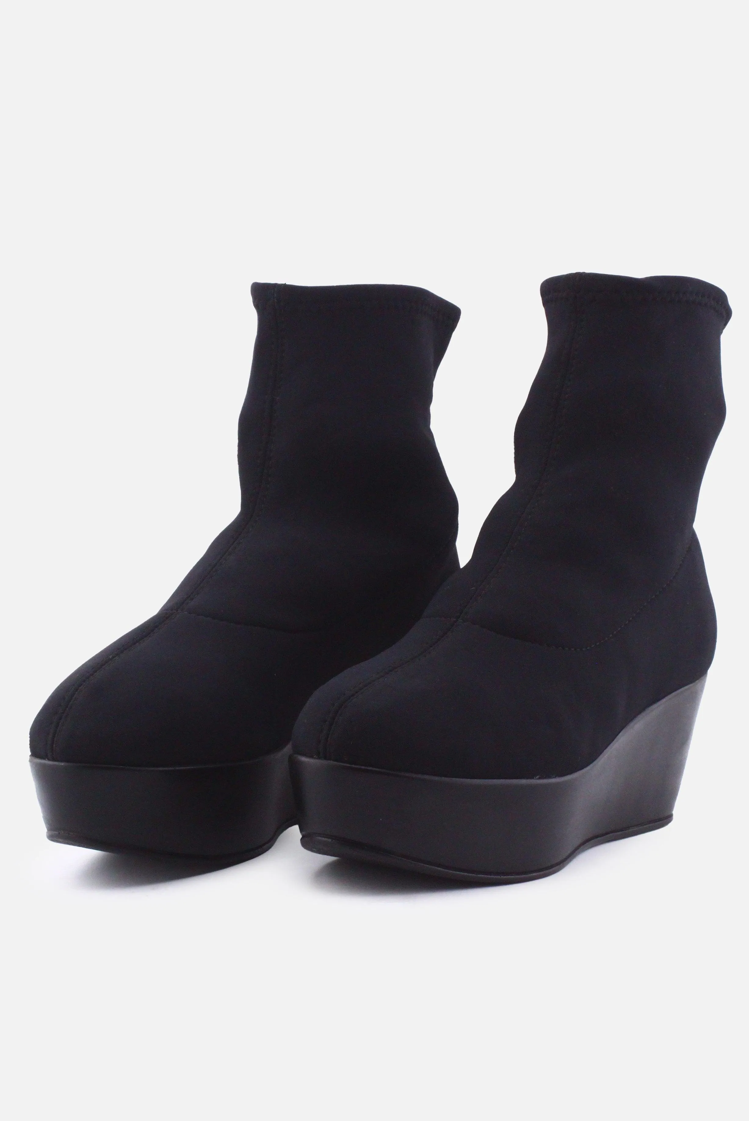 Hobby Wedge Boots | Textile