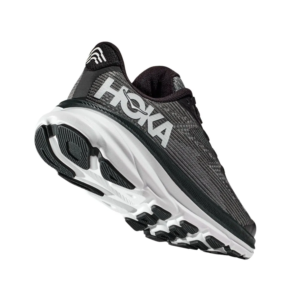 Hoka One One Boy's (Grade School) Clifton 9 Black/White