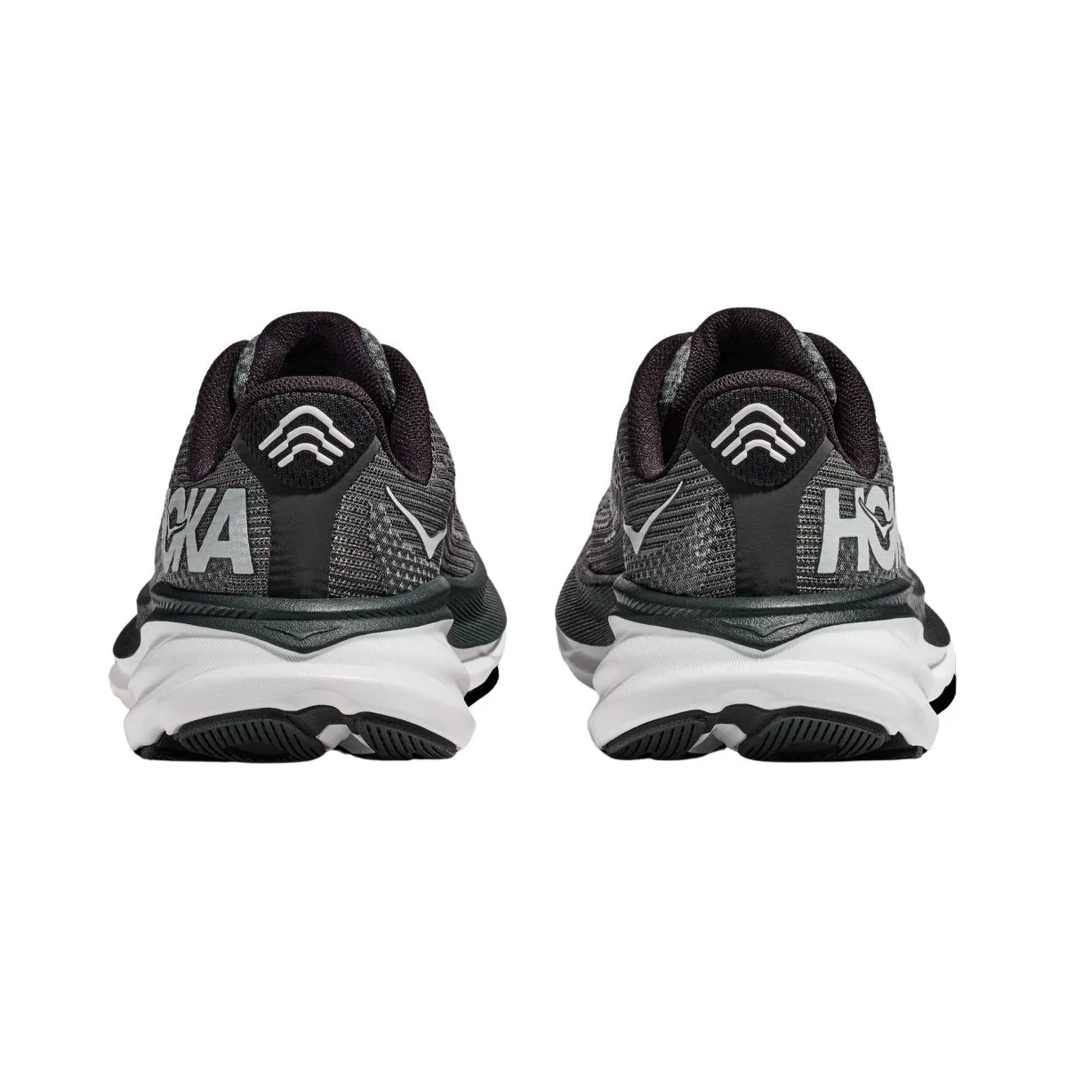 Hoka One One Boy's (Grade School) Clifton 9 Black/White
