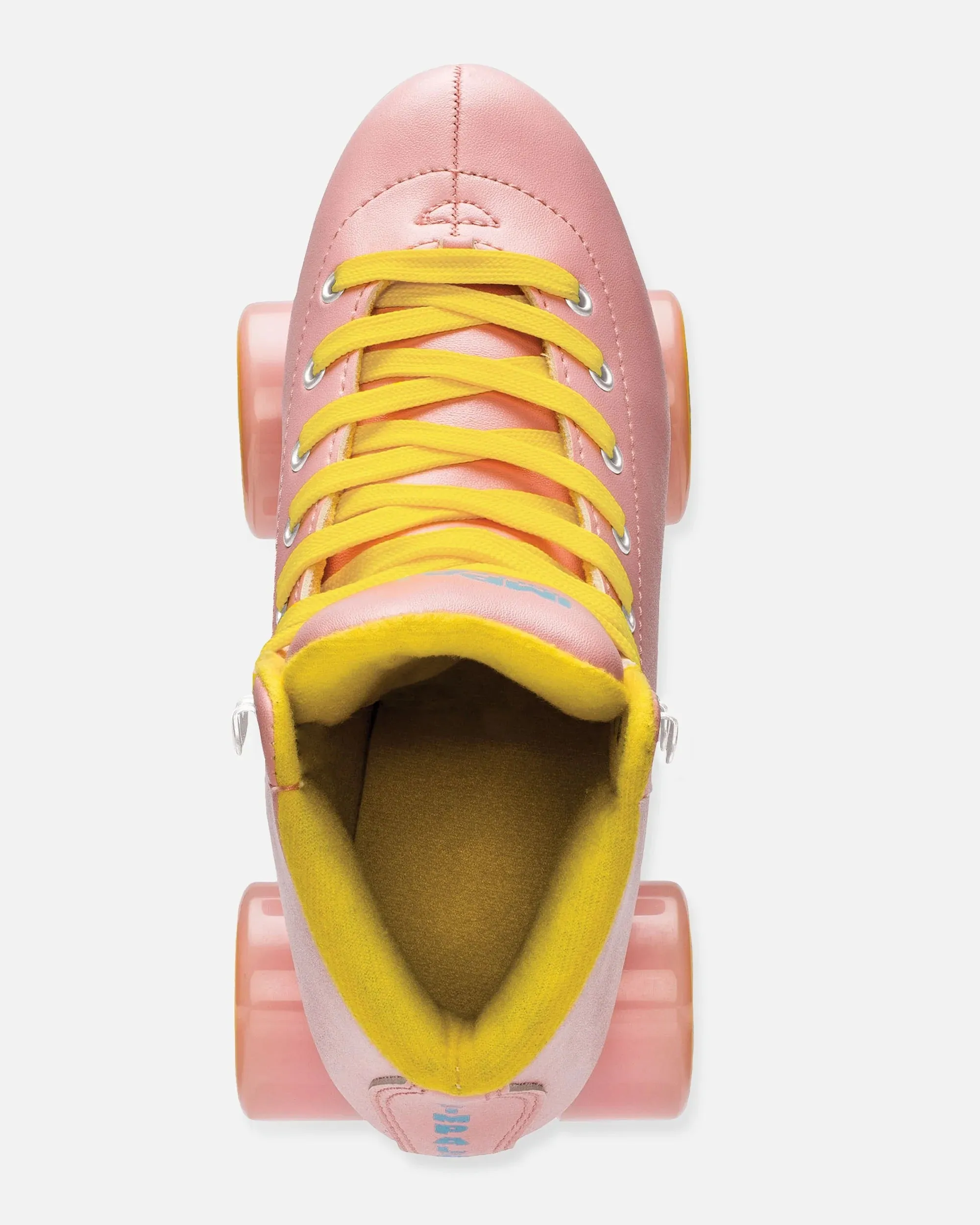 IMPALA - Pink Yellow Quad Roller Skates