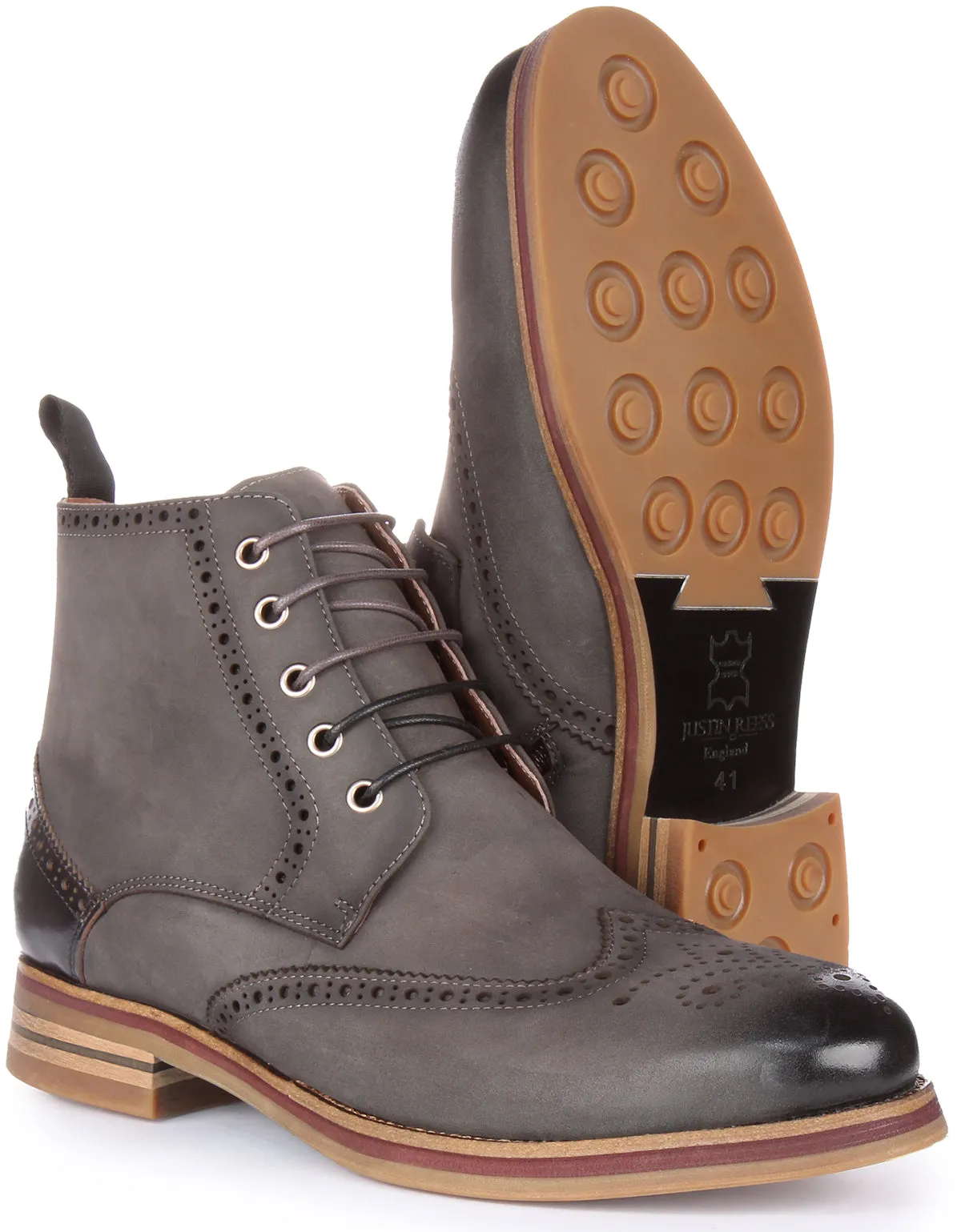 Justinreess England Reid In Grey For Men