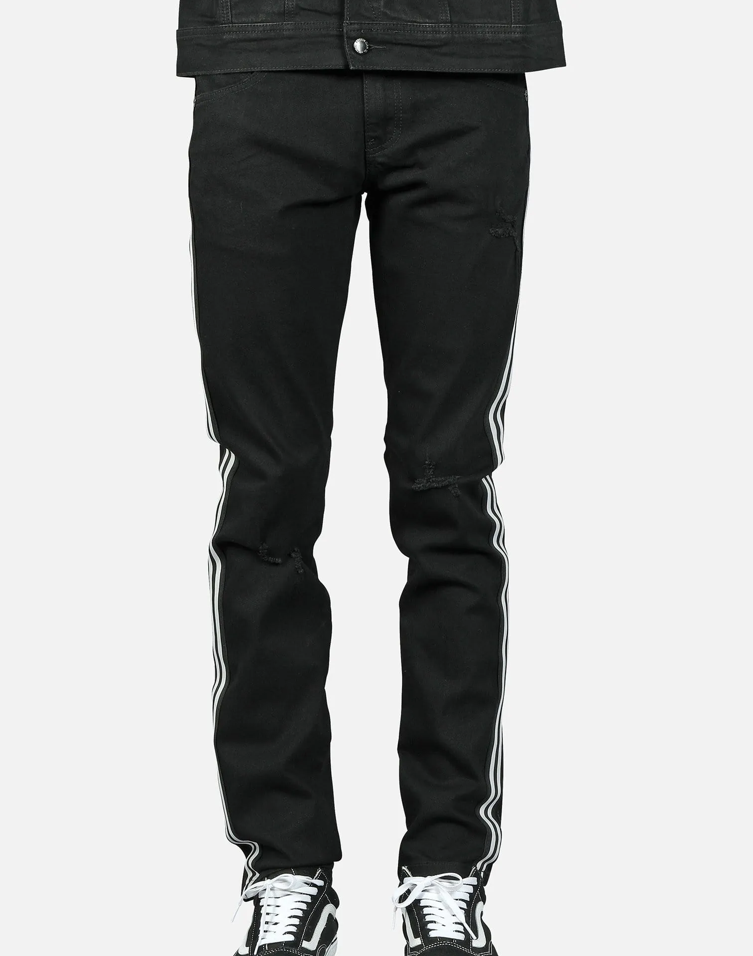 Kilogram STRIPED MOTO JEANS