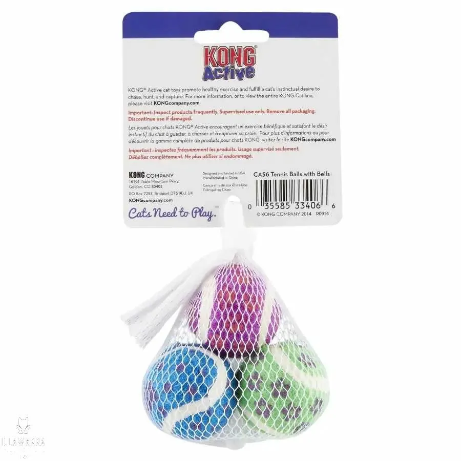 Kong Active Cat Tennis Balls