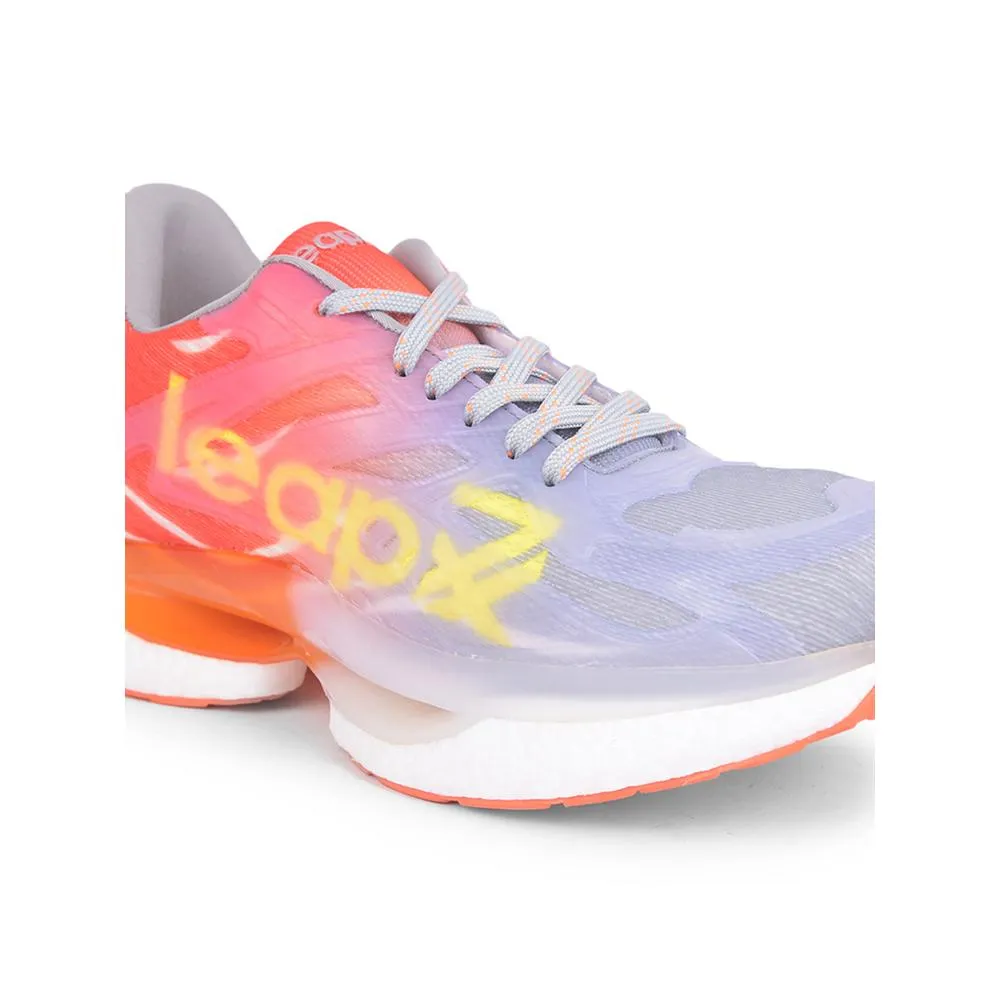 Leap7x By Liberty Mens RWM-01 Grey Sports Lacing Shoes