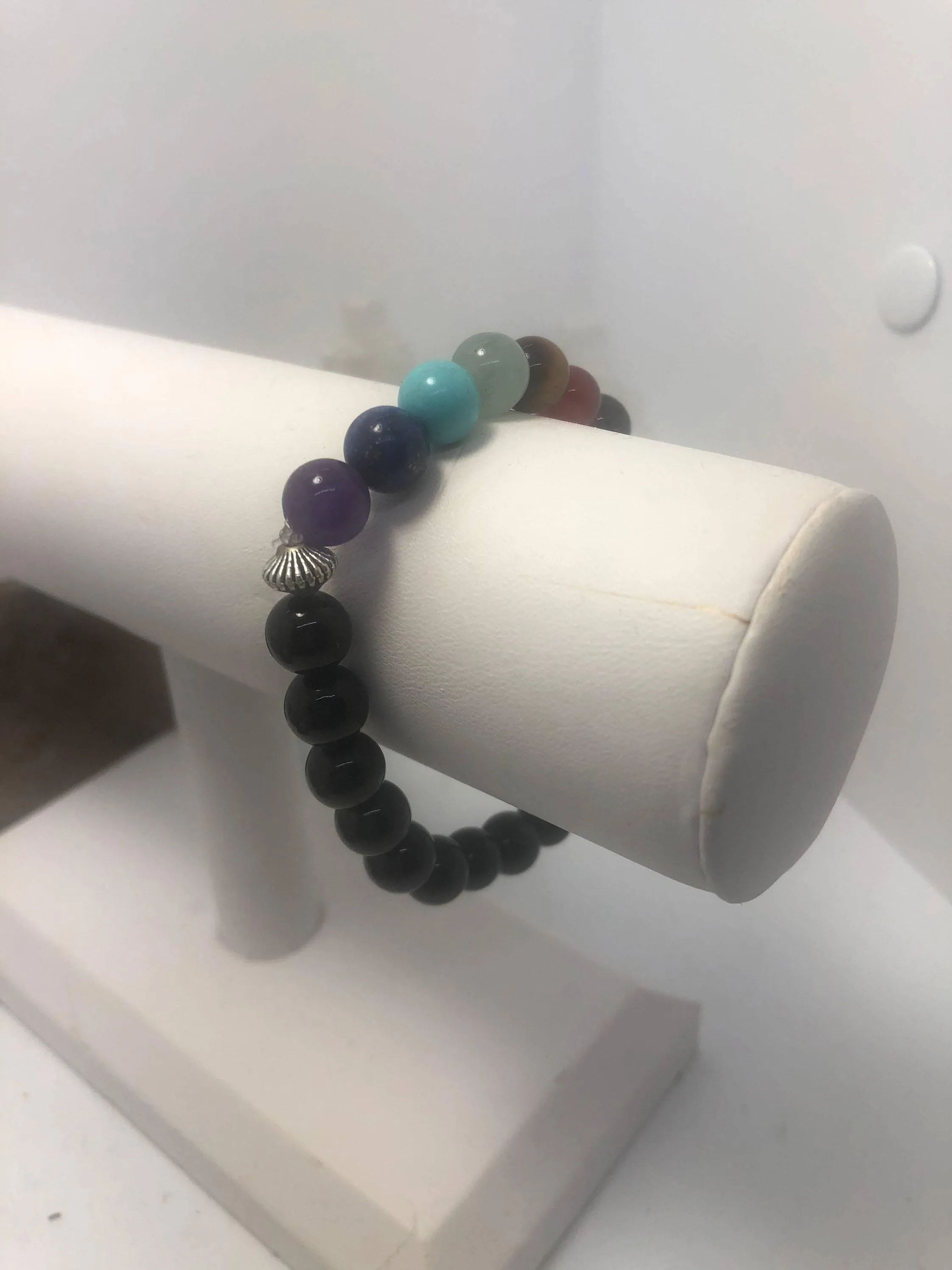 Pick your Gemstone  Chakra Stretchy Bracelet