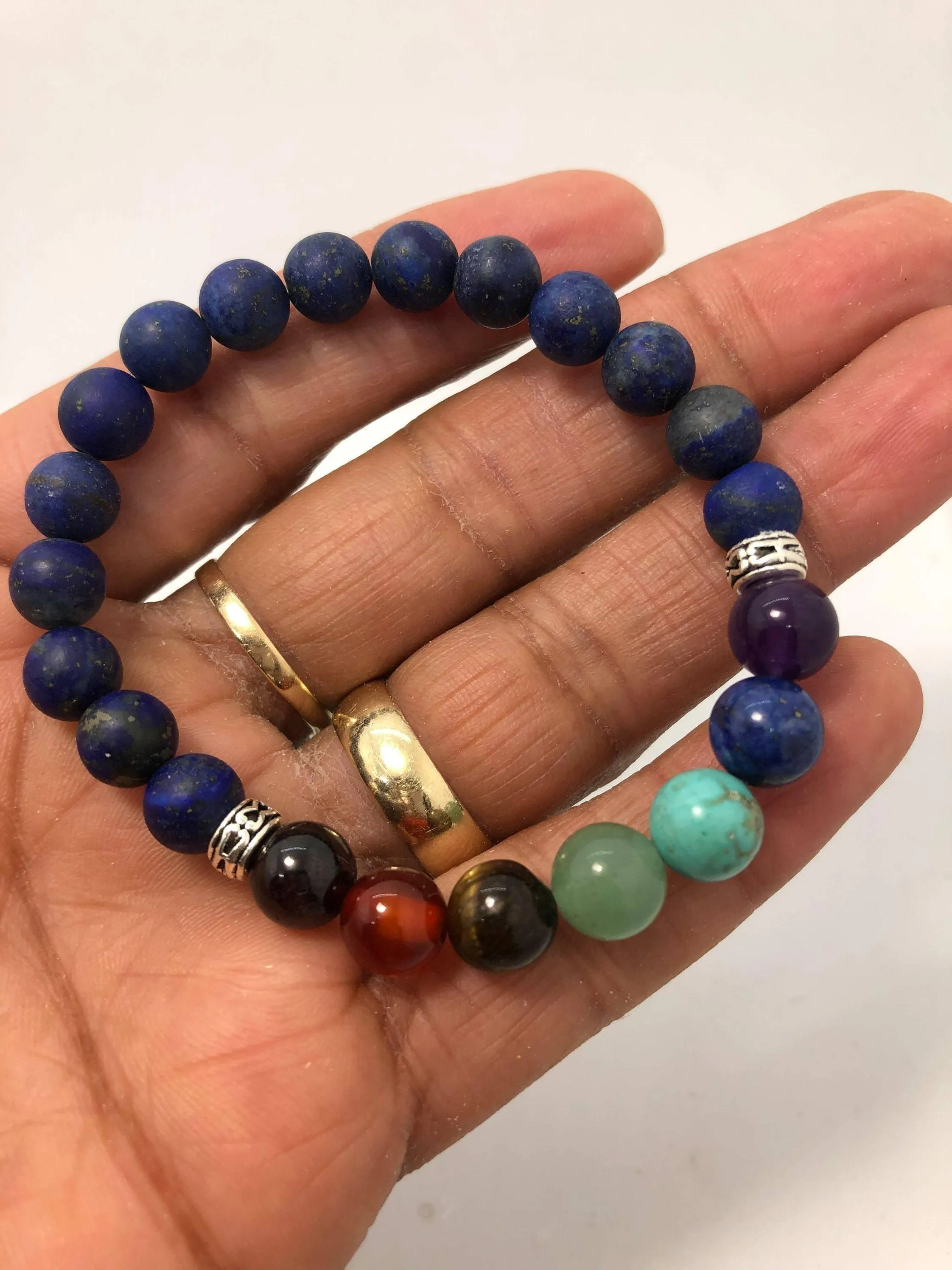 Pick your Gemstone  Chakra Stretchy Bracelet