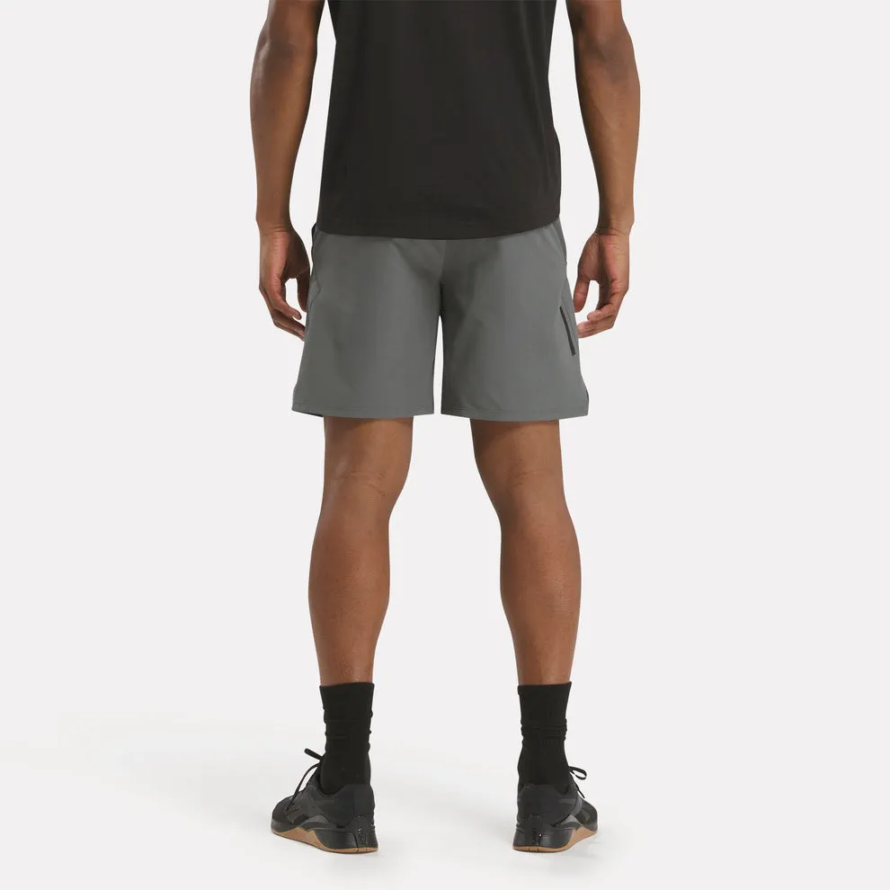REEBOK MEN'S TRAIN UTILITY GREY SHORT