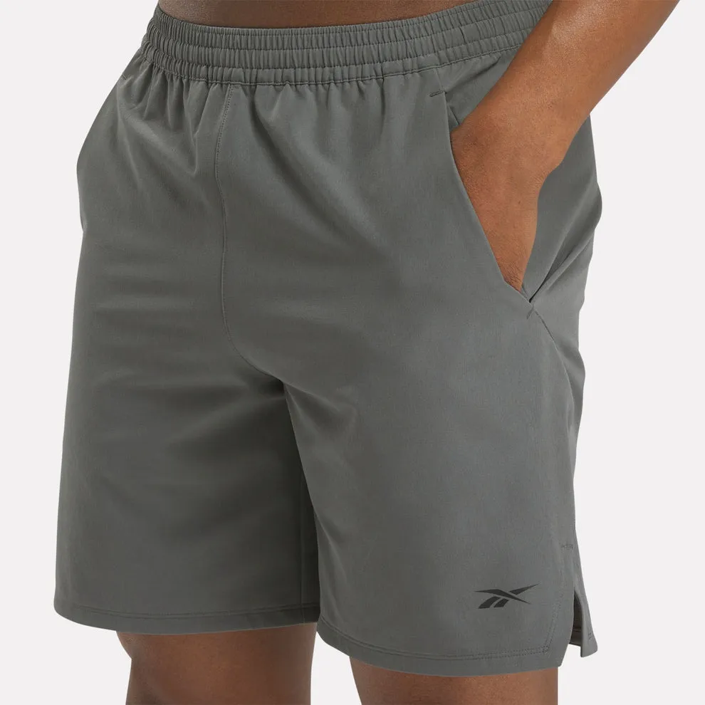 REEBOK MEN'S TRAIN UTILITY GREY SHORT