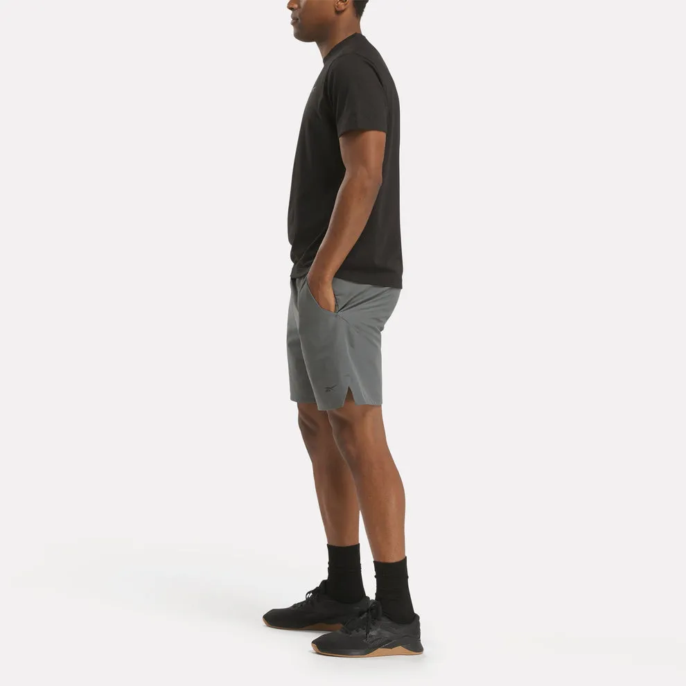 REEBOK MEN'S TRAIN UTILITY GREY SHORT