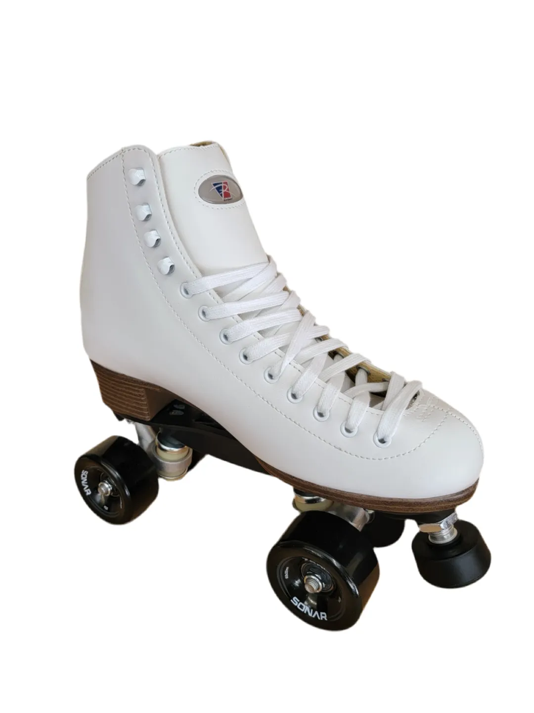 Riedell Angel 111 Med White Roller Skates