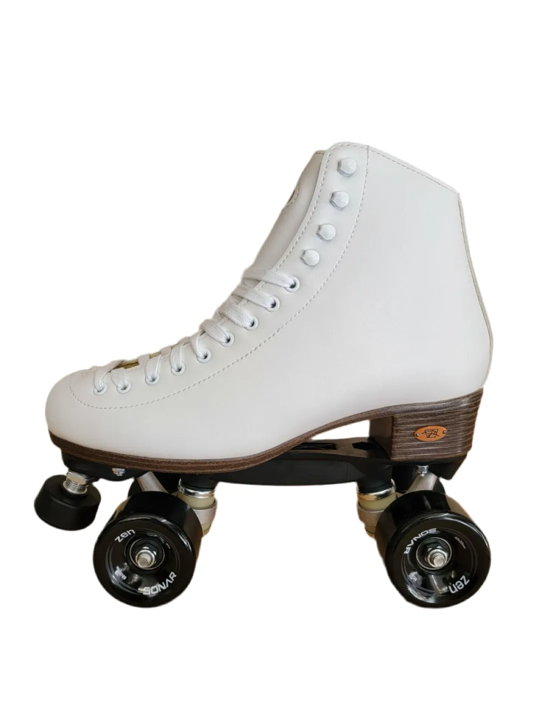 Riedell Angel 111 Med White Roller Skates