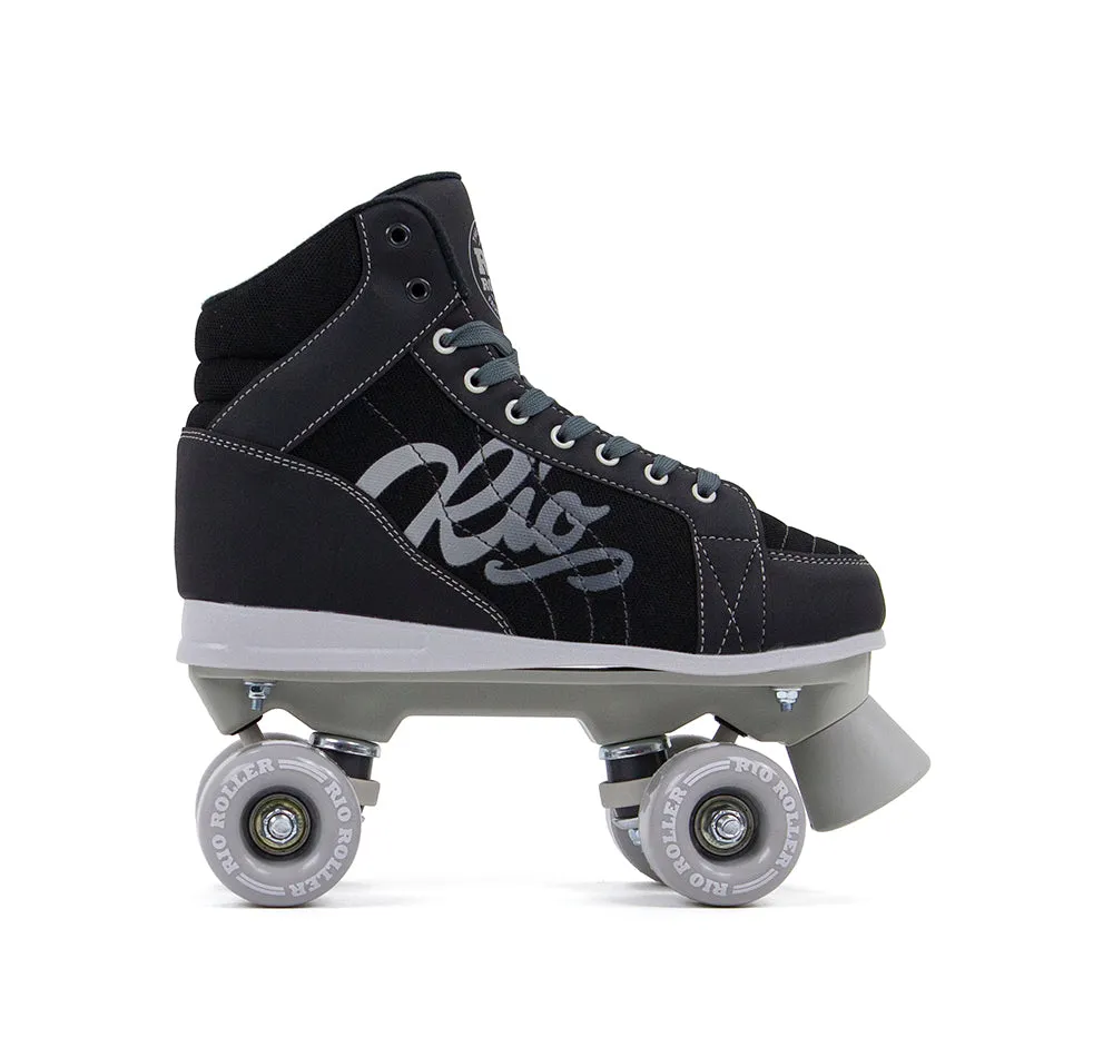 Rio Roller Lumina Quad Roller Skates - Black & Grey