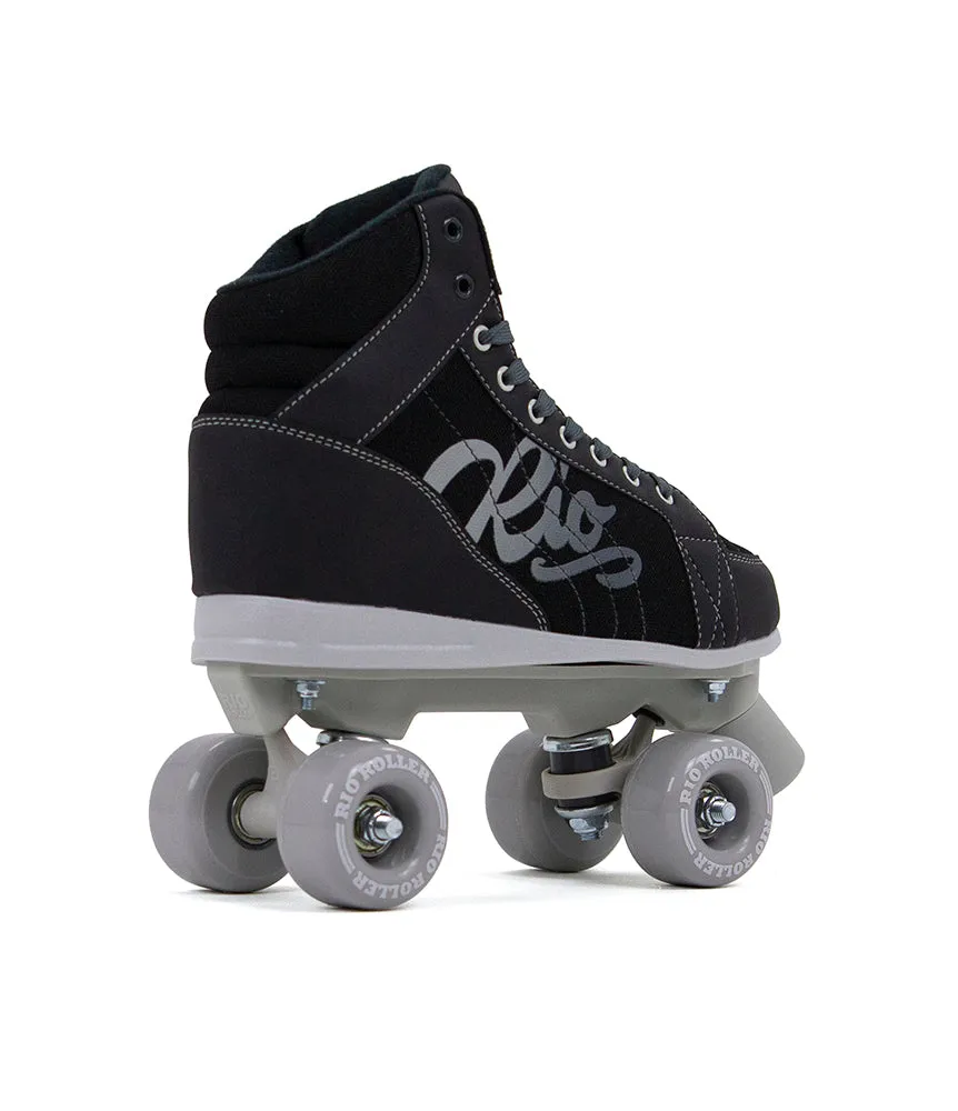 Rio Roller Lumina Quad Roller Skates - Black & Grey