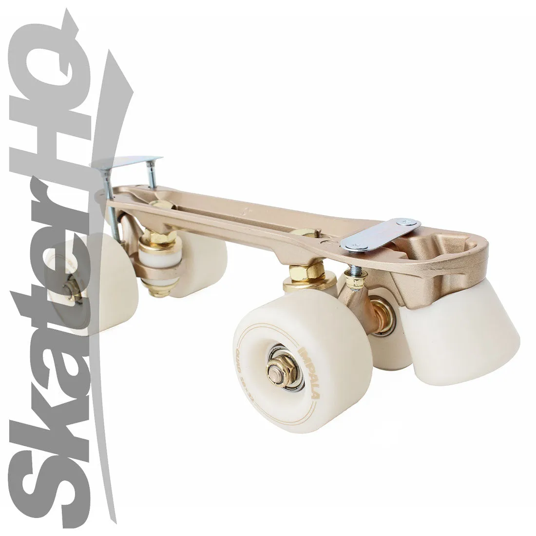Rollerskate Plate Kit - 10in 255mm - Gold/Cream