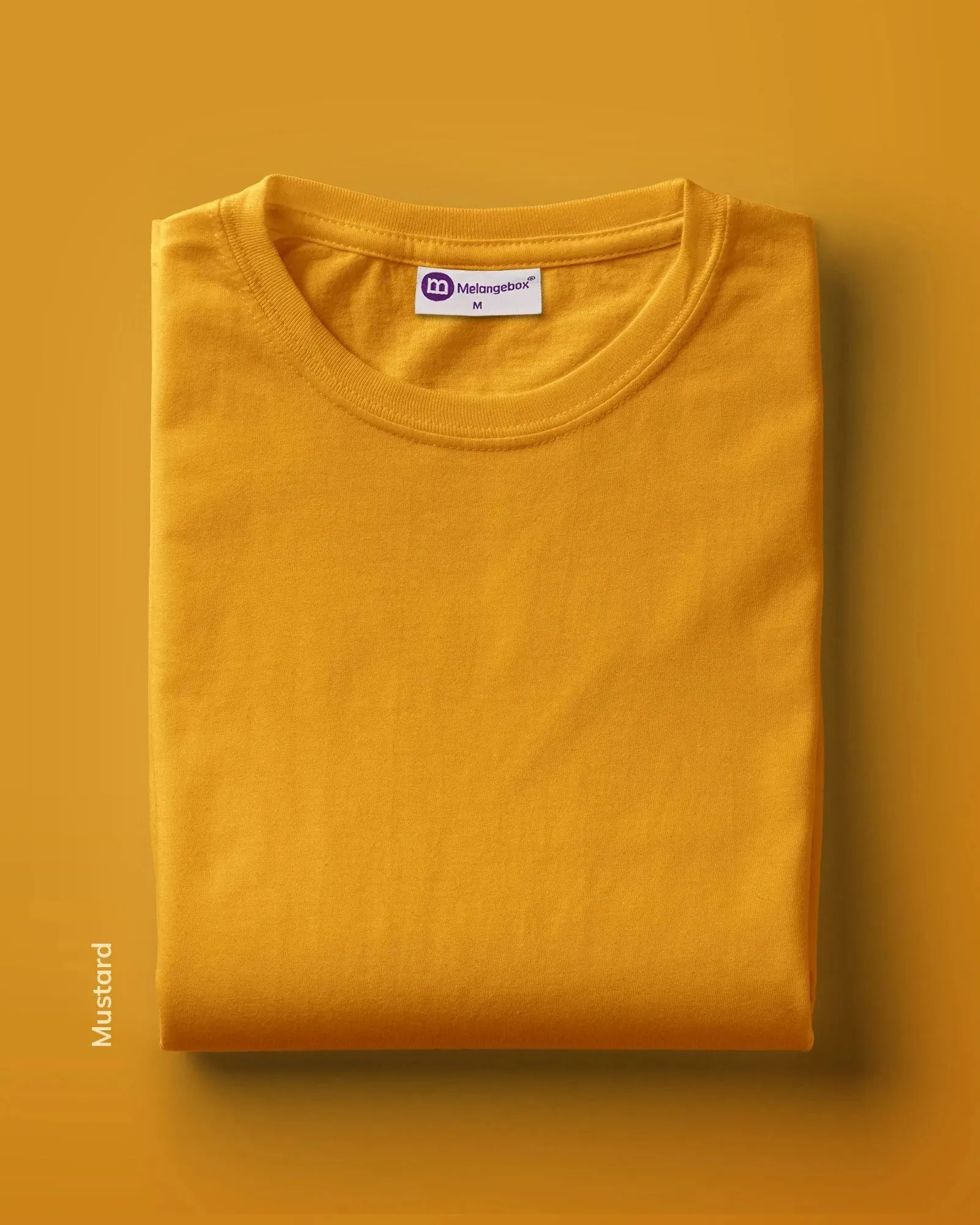 Solid Pack of 9: Half Sleeves Crew Neck