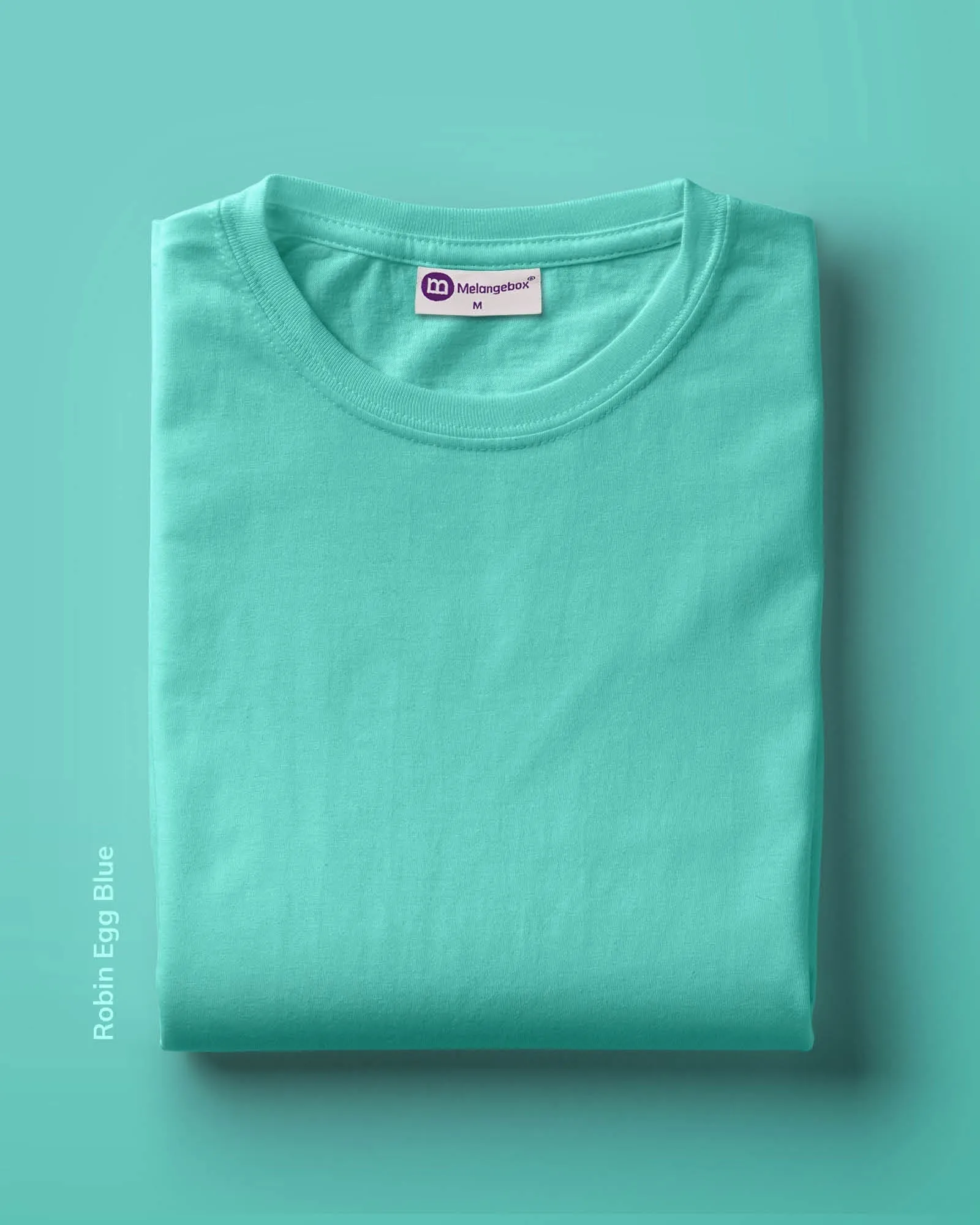 Solid Pack of 9: Half Sleeves Crew Neck