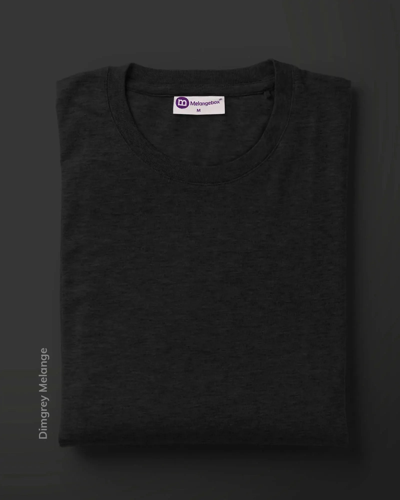Solid Pack of 9: Half Sleeves Crew Neck