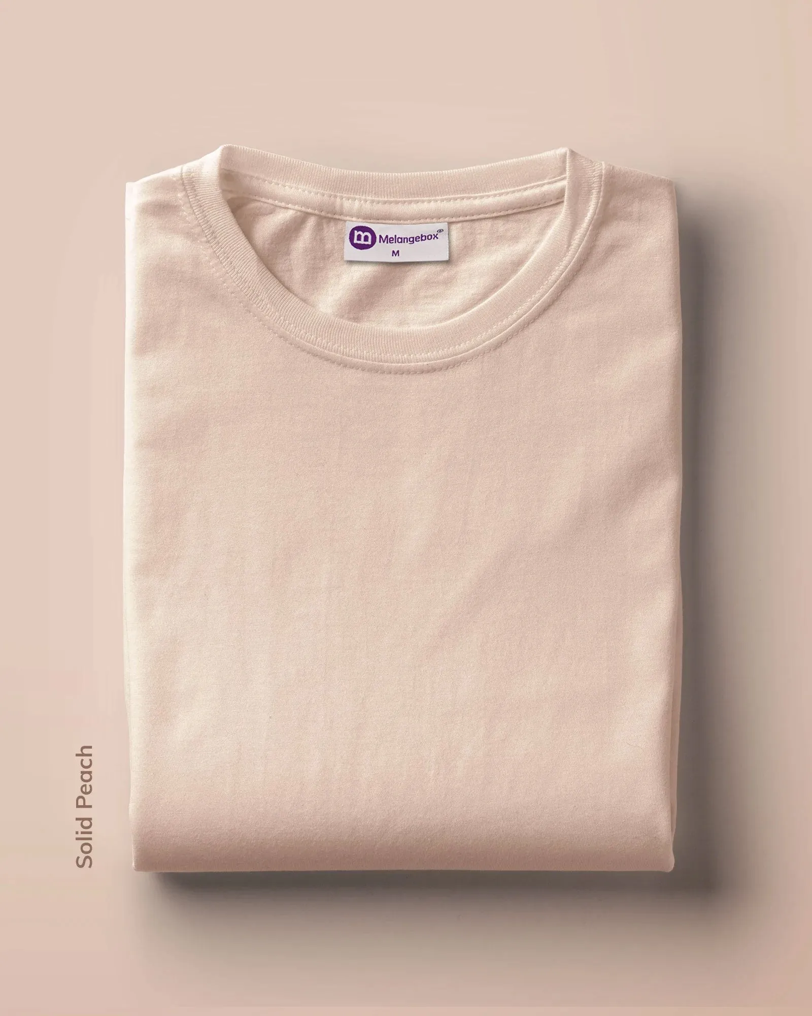 Solid Pack of 9: Half Sleeves Crew Neck