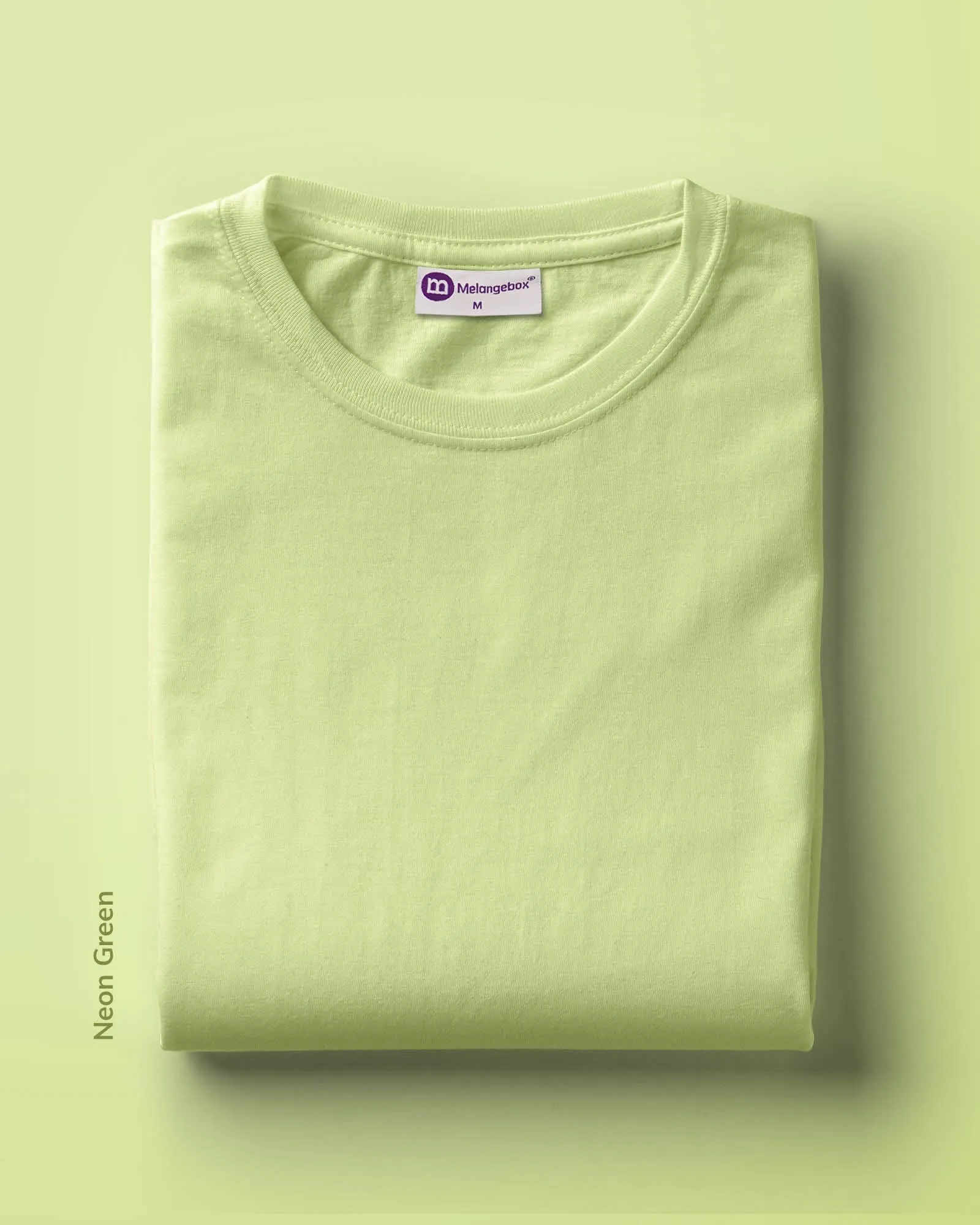 Solid Pack of 9: Half Sleeves Crew Neck