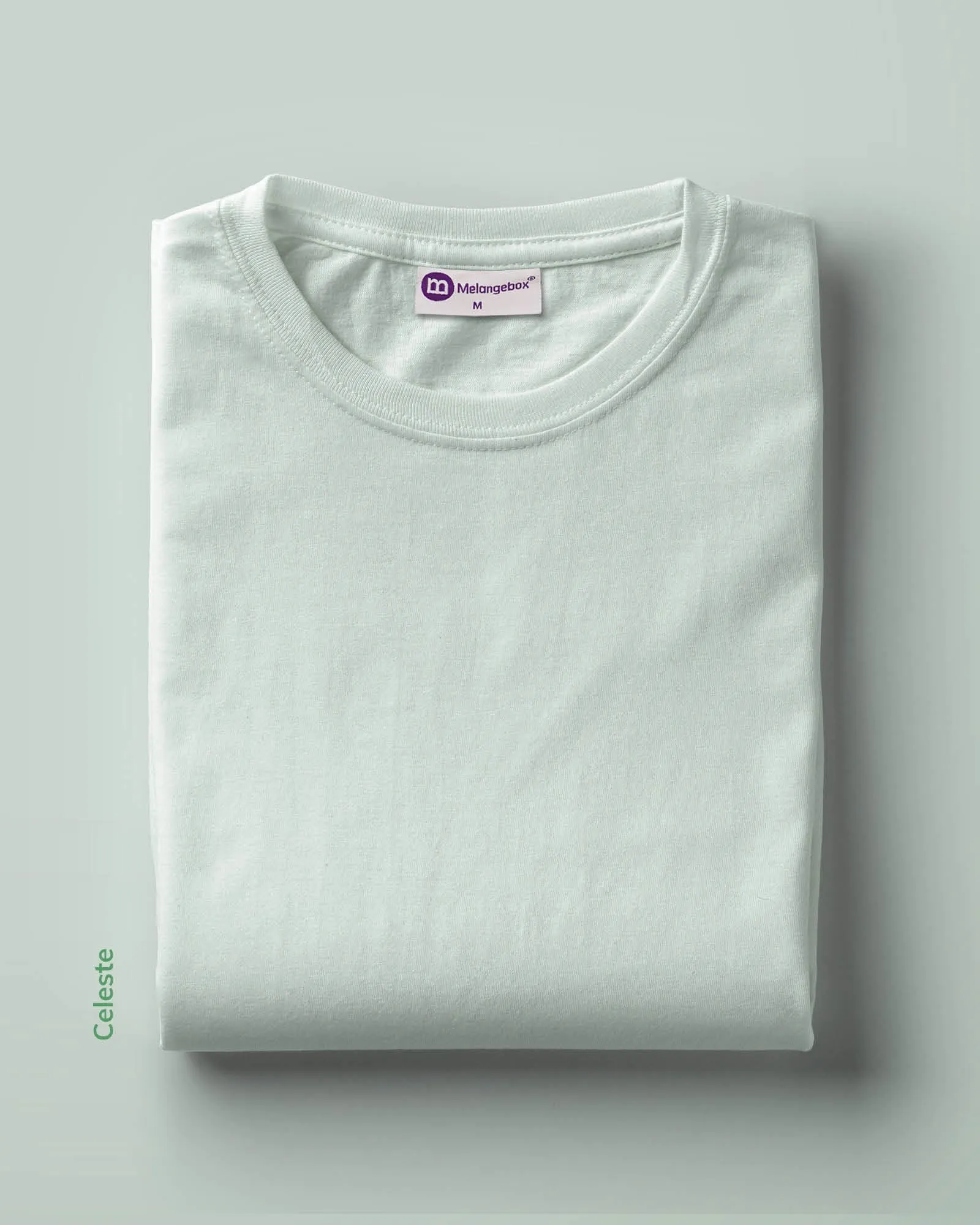 Solid Pack of 9: Half Sleeves Crew Neck