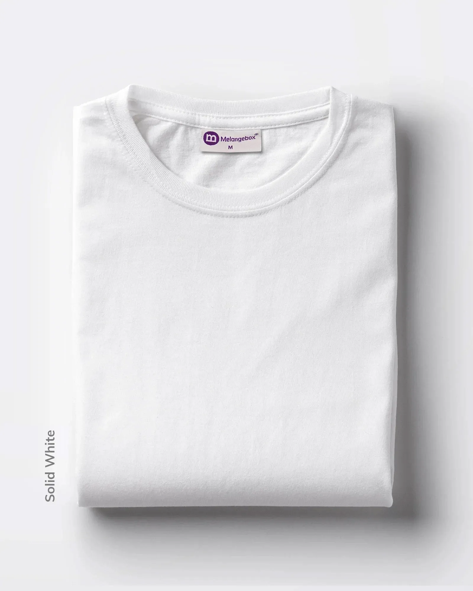 Solid Pack of 9: Half Sleeves Crew Neck