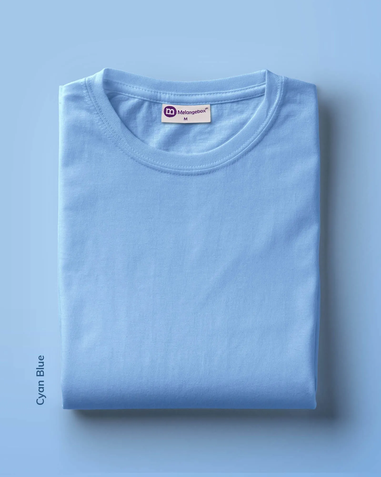 Solid Pack of 9: Half Sleeves Crew Neck