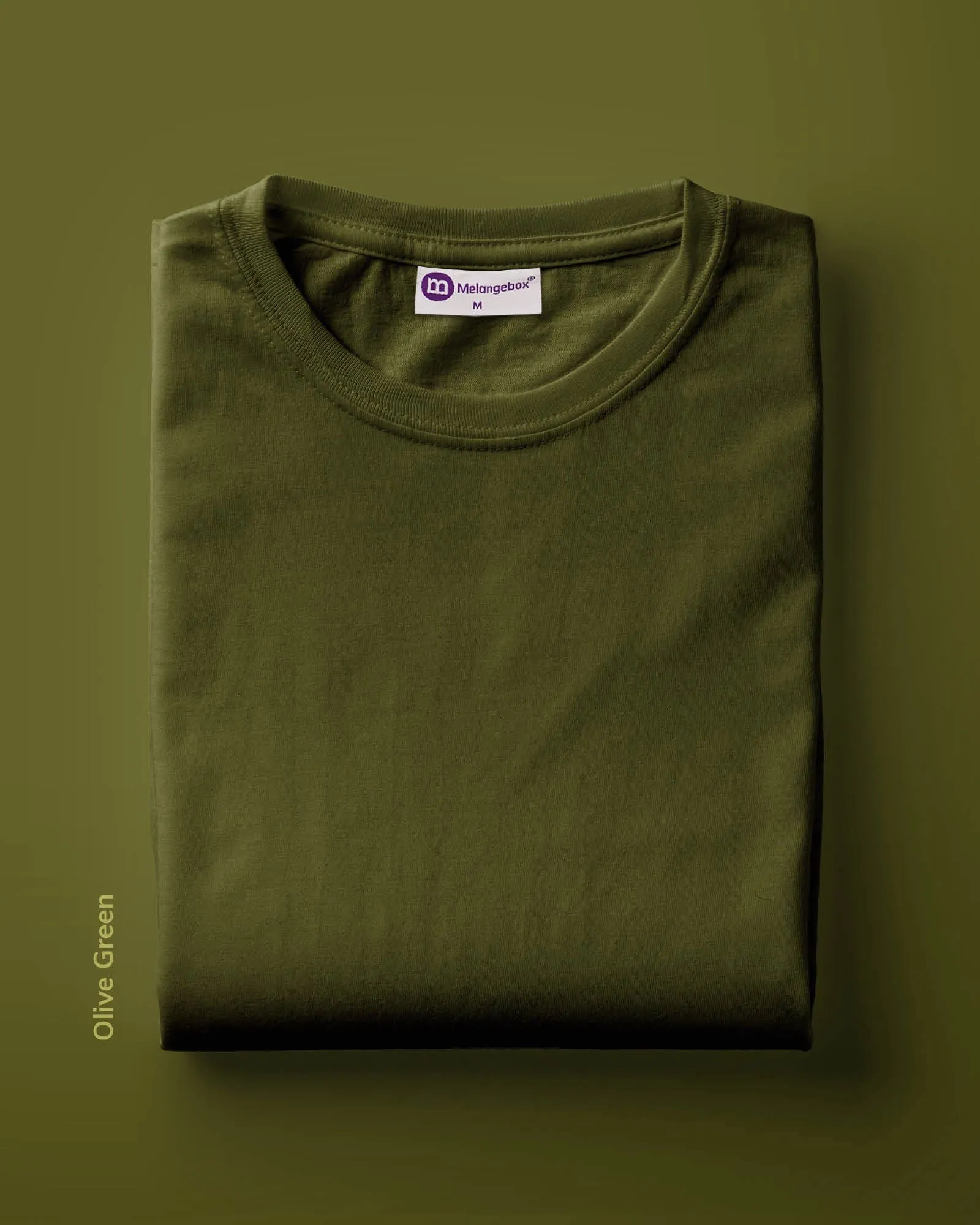 Solid Pack of 9: Half Sleeves Crew Neck