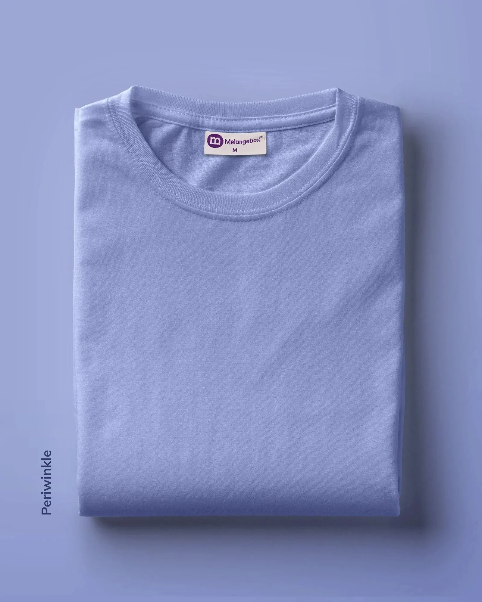 Solid Pack of 9: Half Sleeves Crew Neck