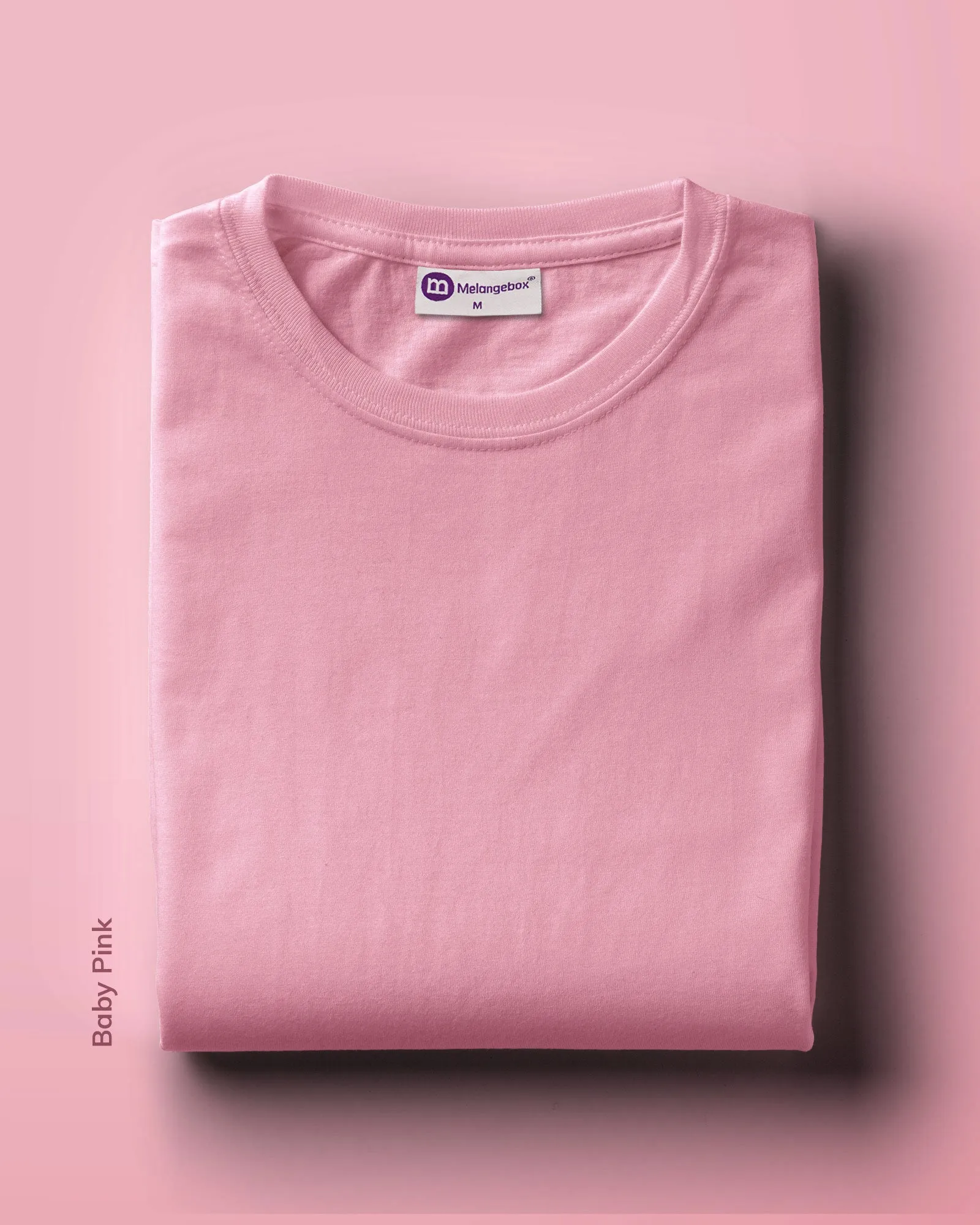 Solid Pack of 9: Half Sleeves Crew Neck