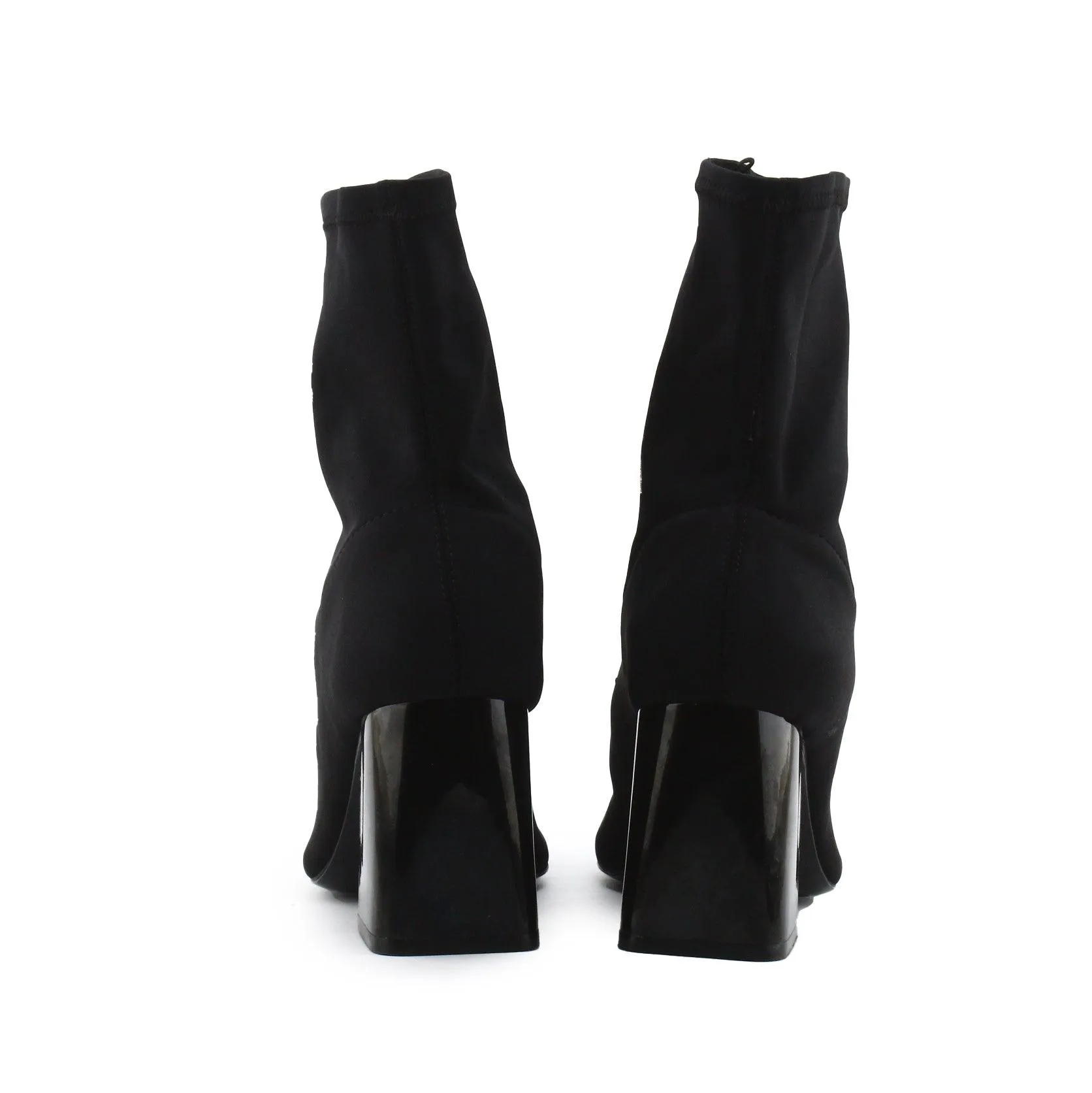 Stradivaris Block Heels Sock Boots | Textile