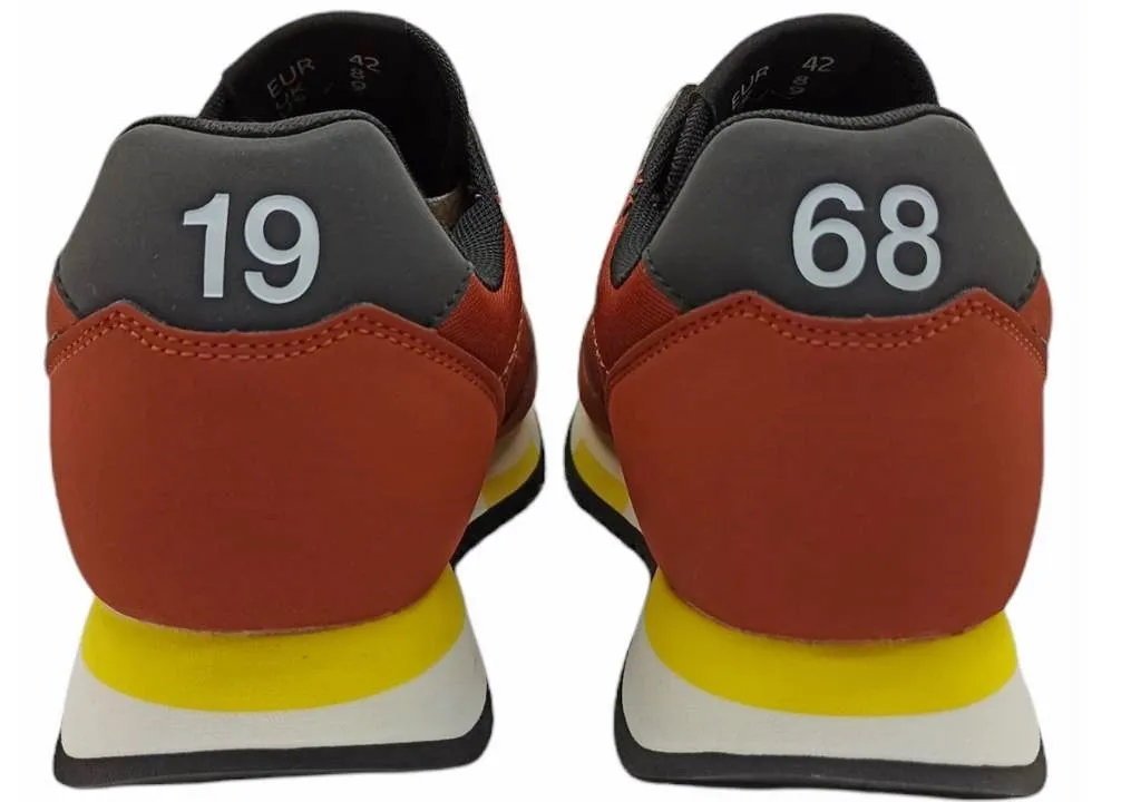 Sun68 scarpa sneakers da uomo Niki Solid Nylon Z41116 36 ruggine