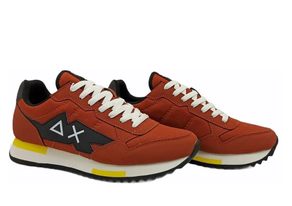 Sun68 scarpa sneakers da uomo Niki Solid Nylon Z41116 36 ruggine