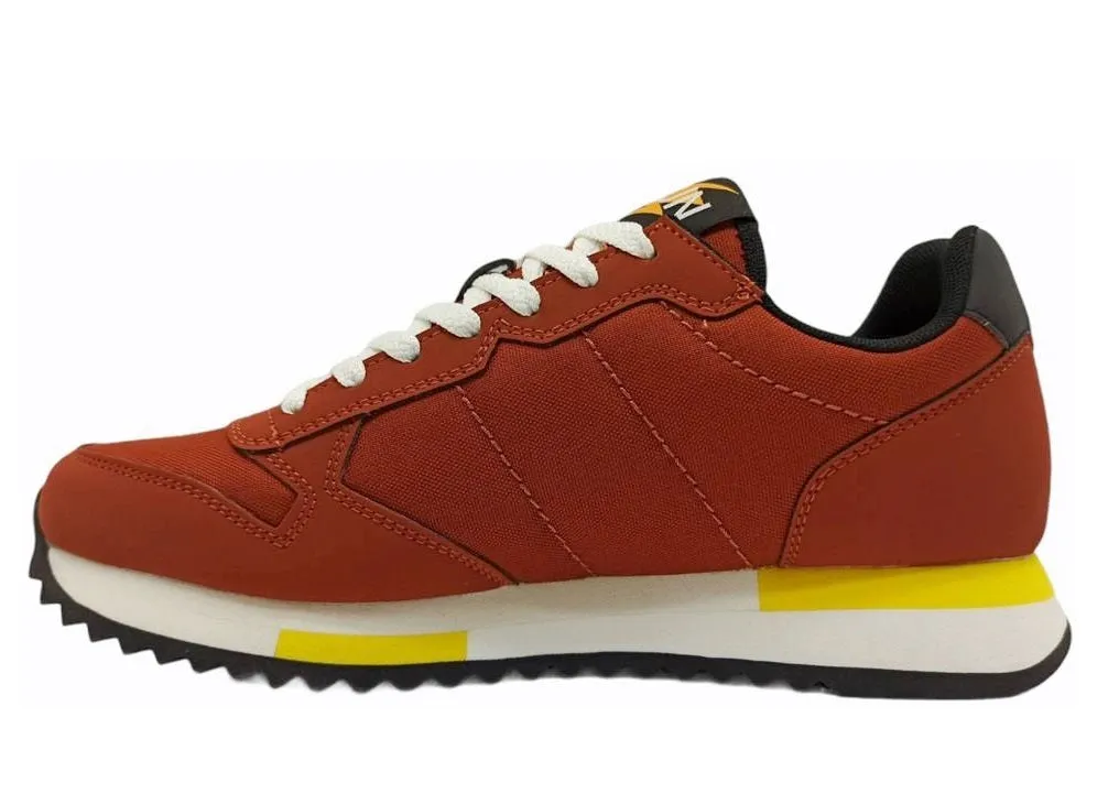 Sun68 scarpa sneakers da uomo Niki Solid Nylon Z41116 36 ruggine