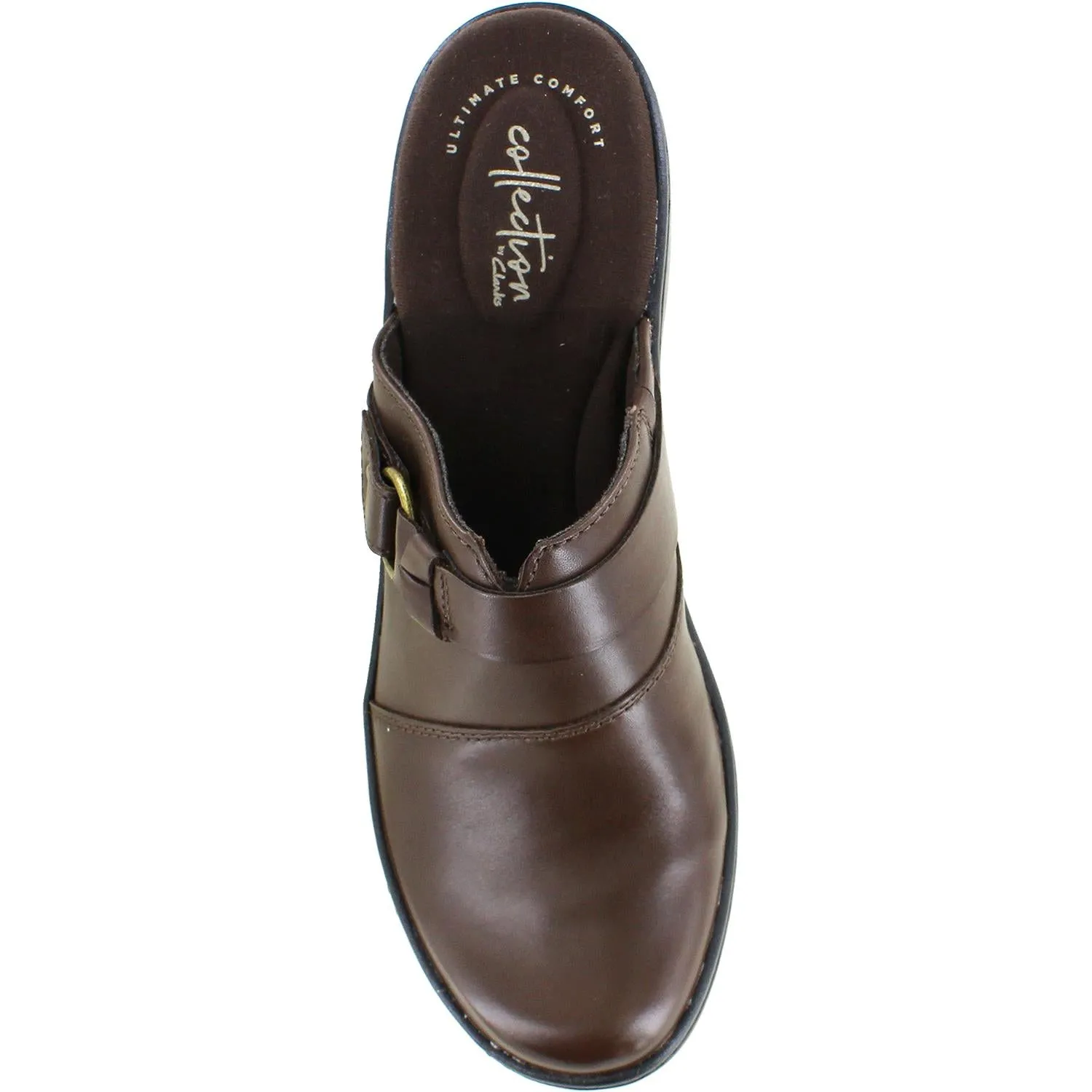Women's Clarks Delana Misty Dark Brown Leather