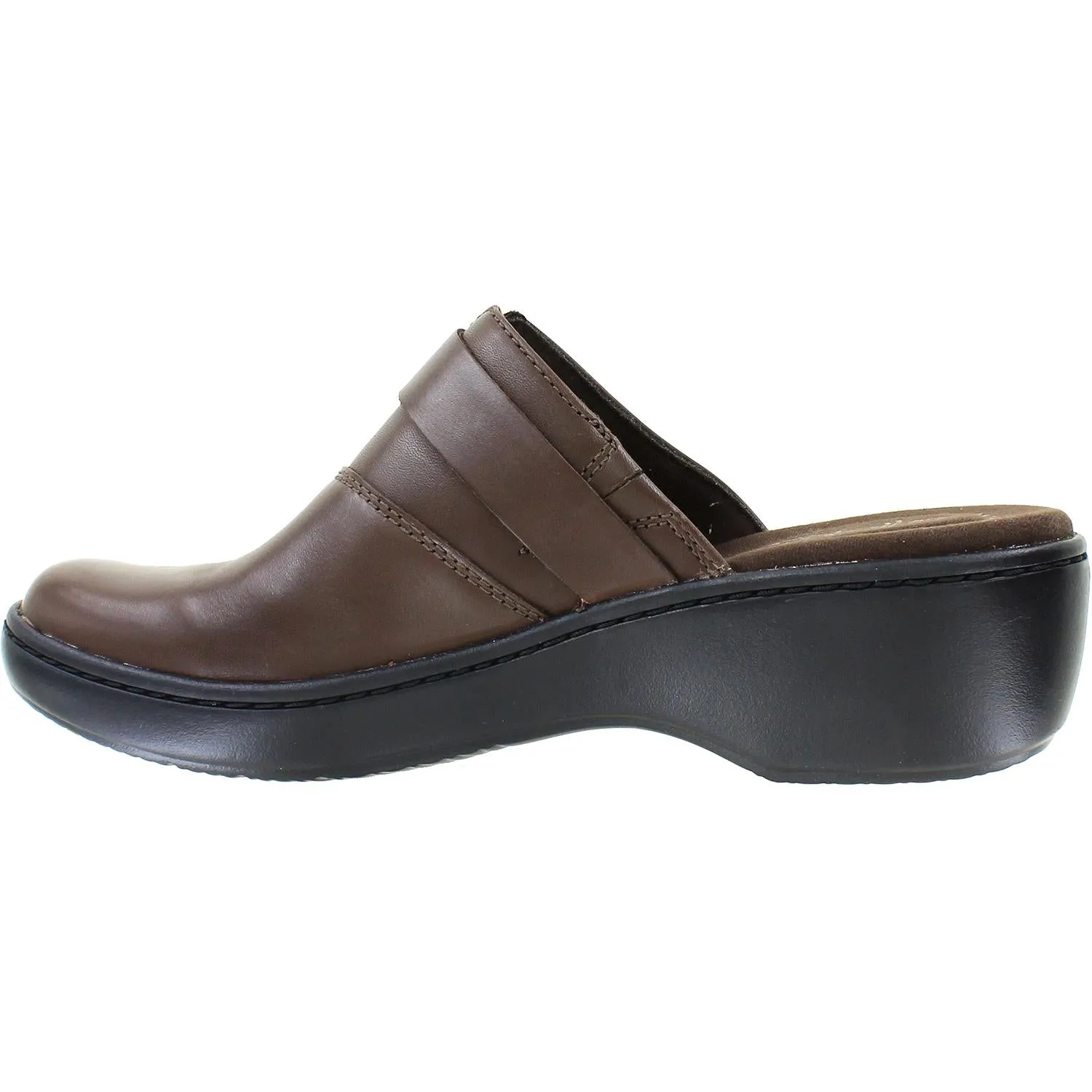 Women's Clarks Delana Misty Dark Brown Leather