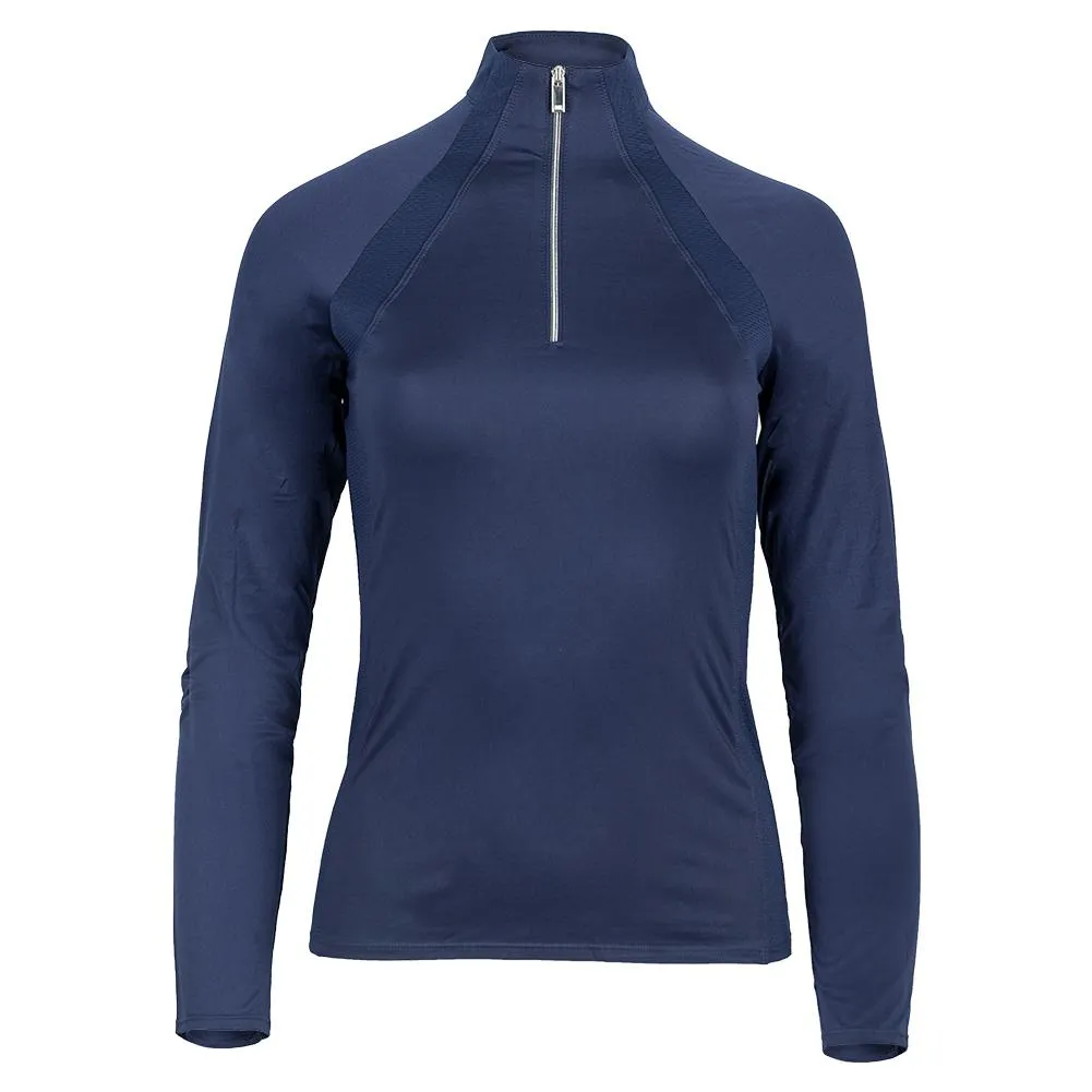 Women's Imelda Long Sleeve 3/4 Zip Tennis Top