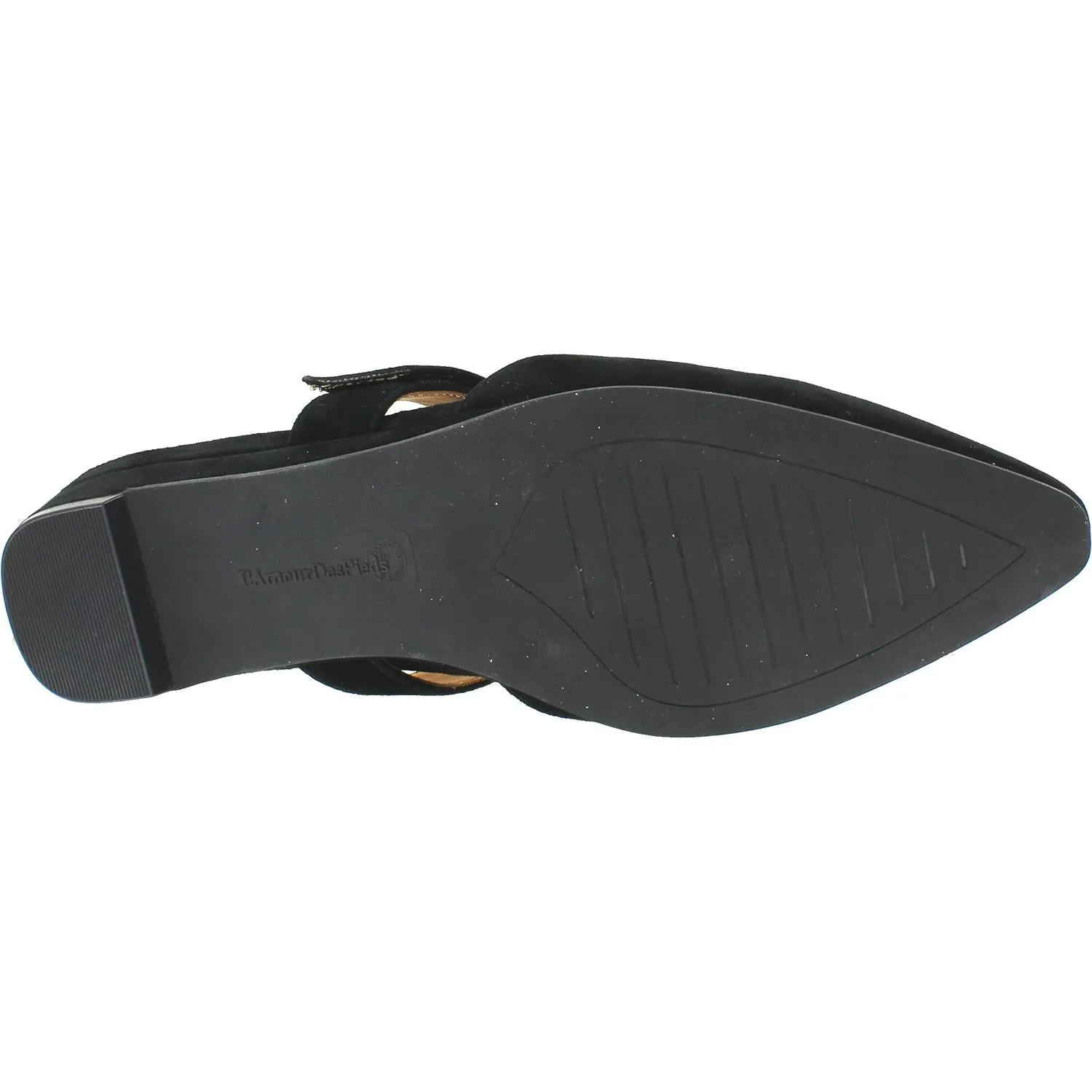 Women's L'Amour Des Pieds Baruk Black Kid Suede